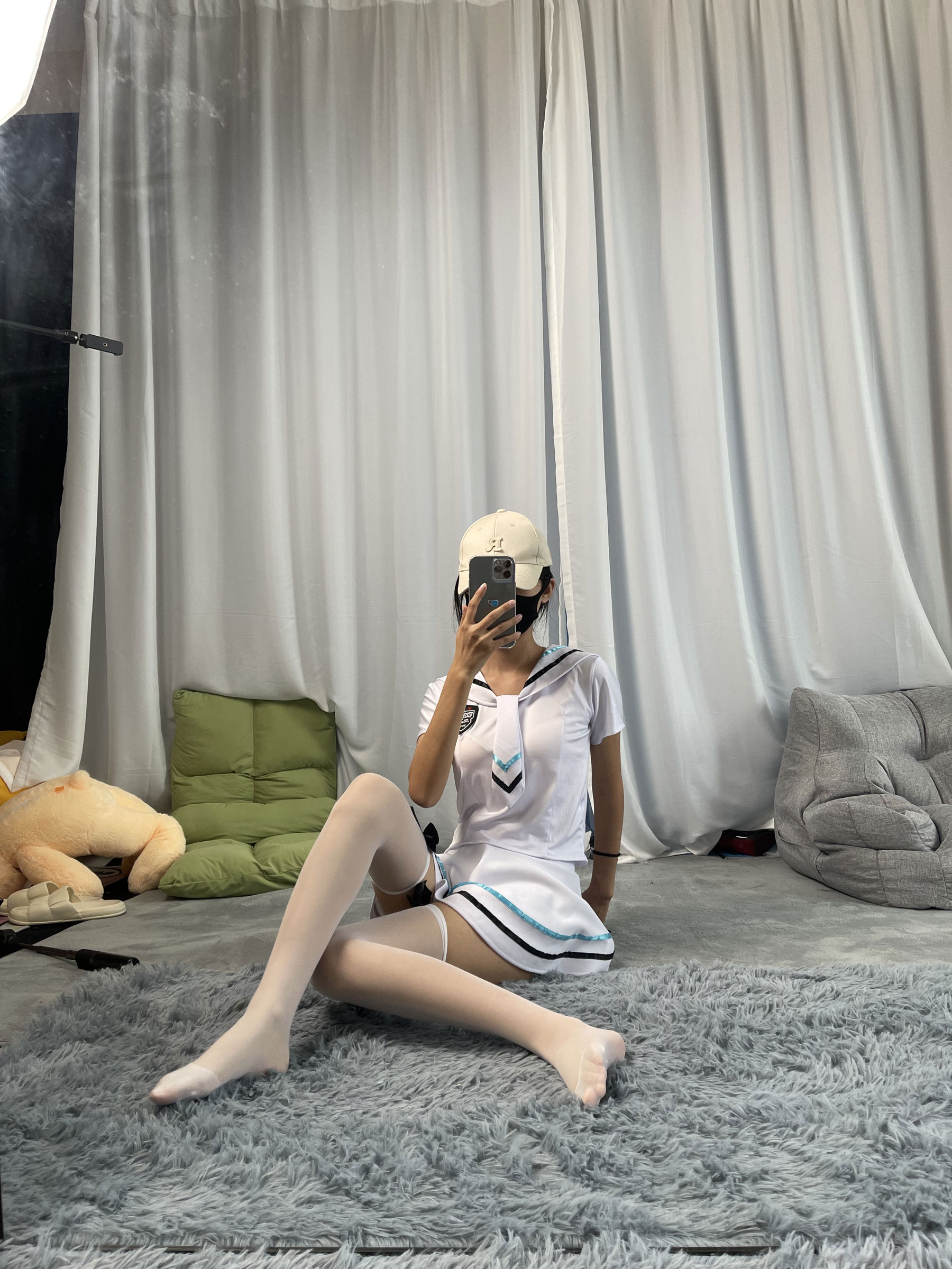 三禾摄影 No.054 水手服 白丝/(203P)