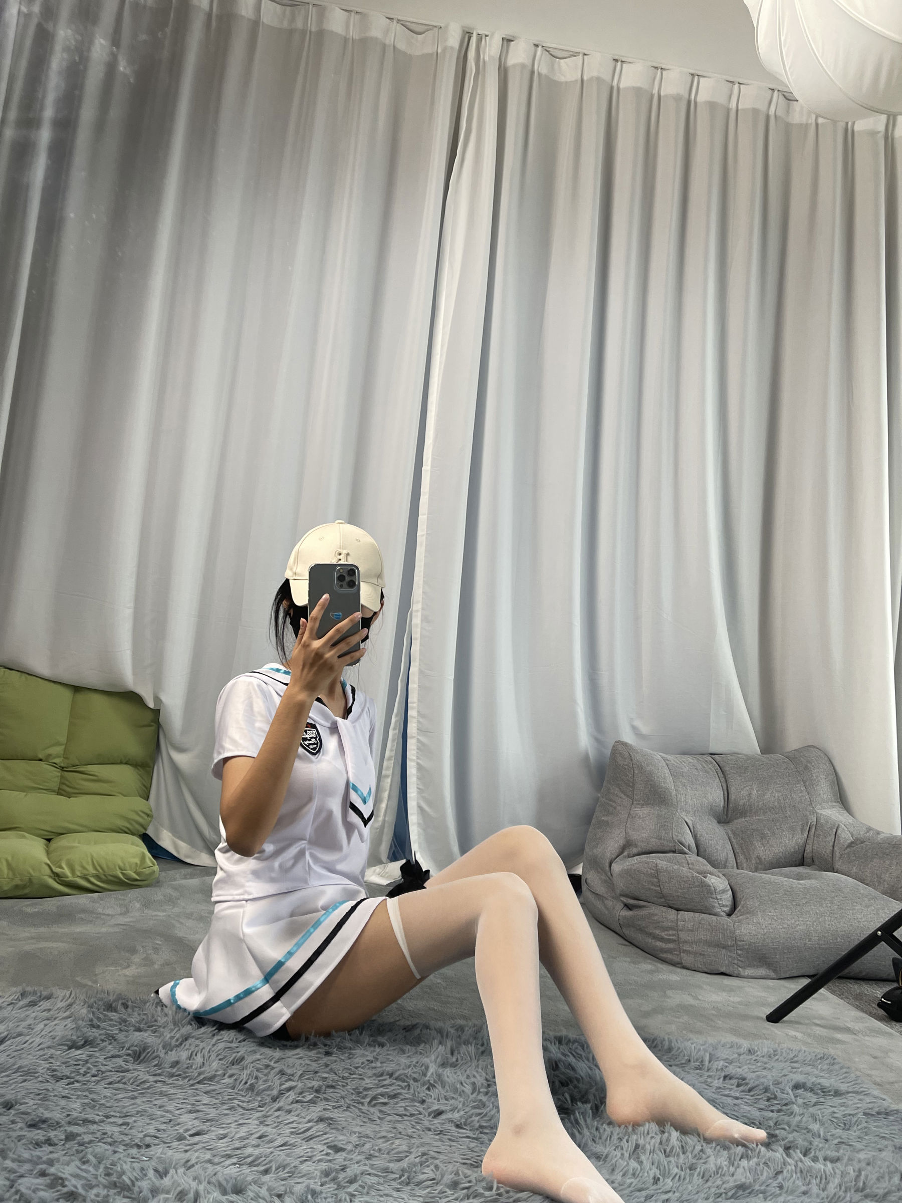 三禾摄影 No.054 水手服 白丝/(203P)