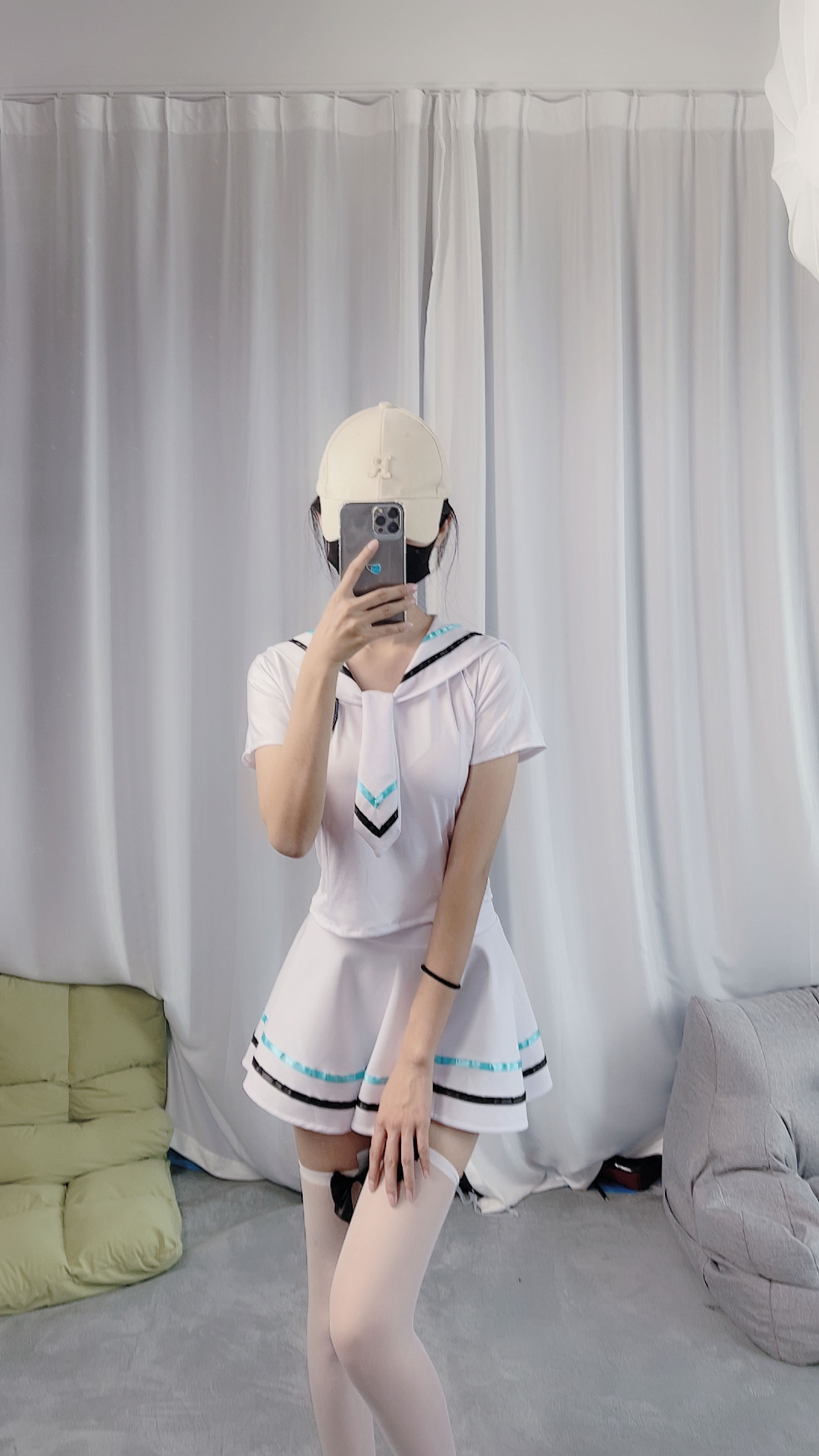 三禾摄影 No.054 水手服 白丝/(203P)