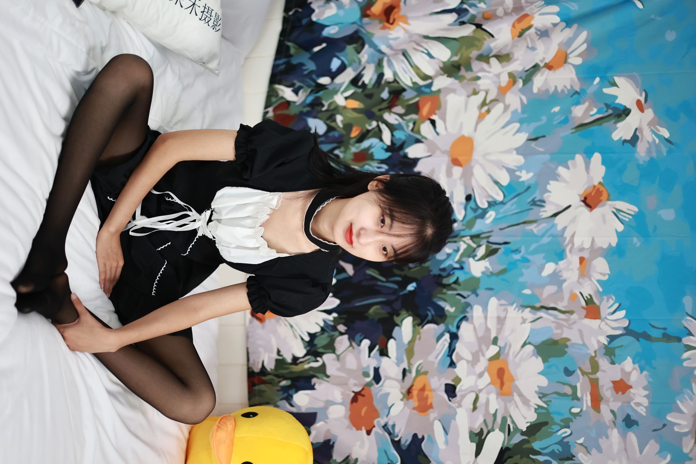 三禾摄影 No.053 女仆装 黑丝 小皮鞋/(177P)