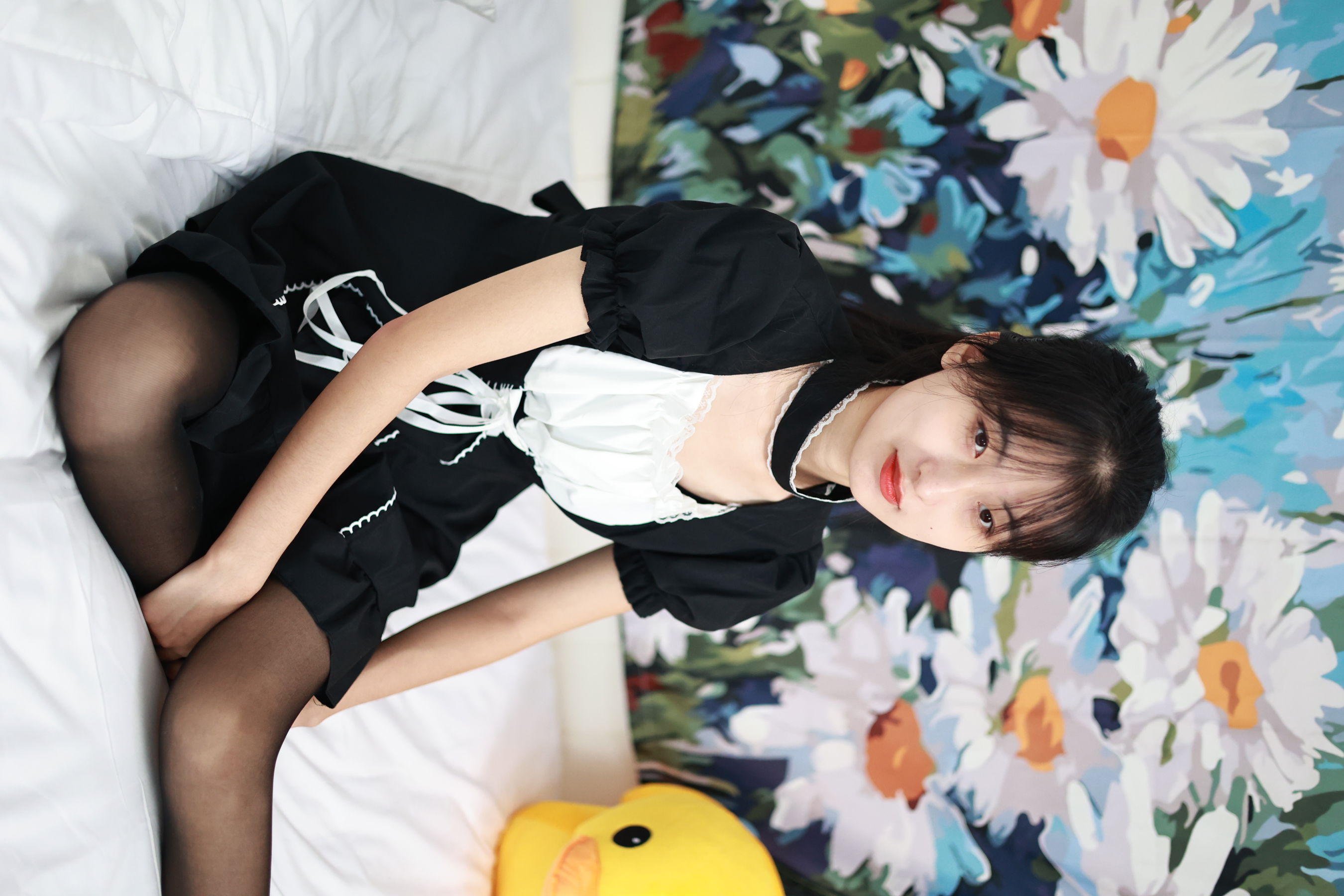 三禾摄影 No.053 女仆装 黑丝 小皮鞋/(177P)