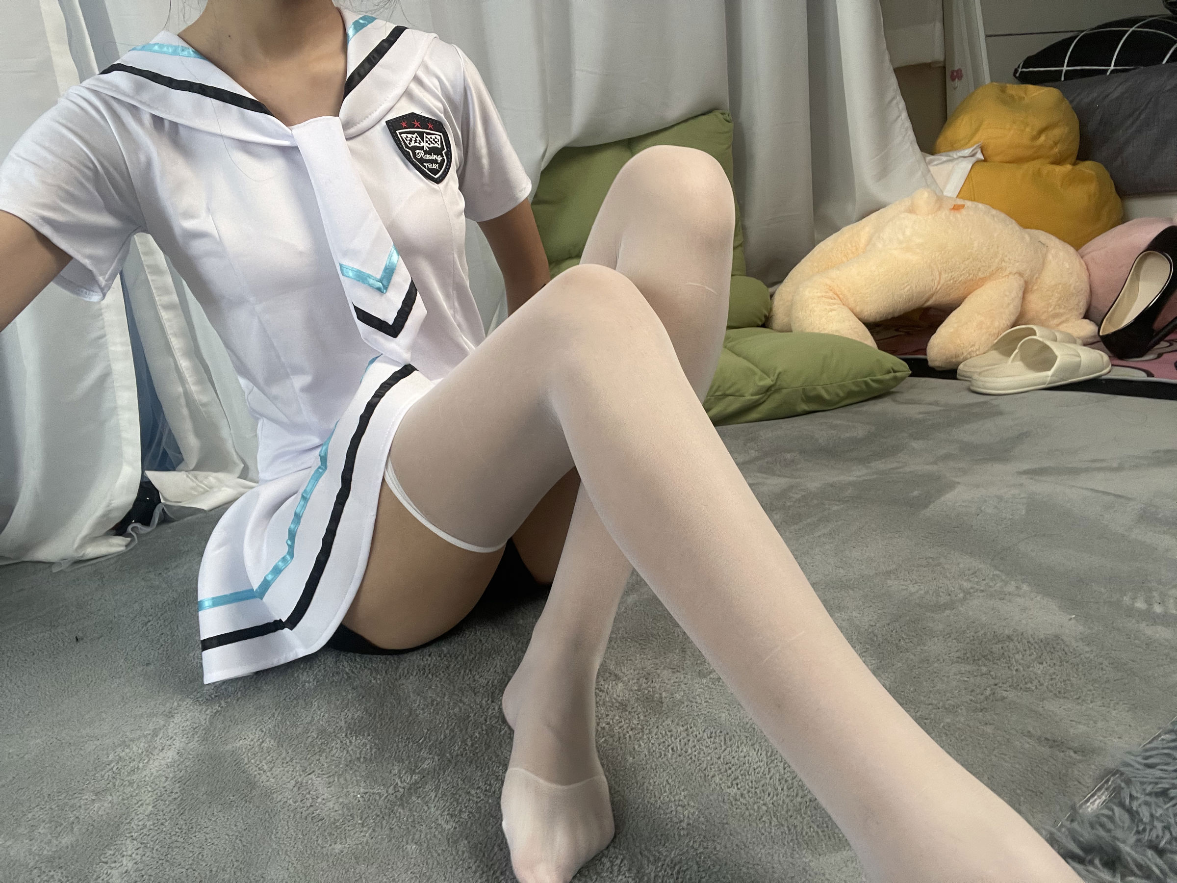 三禾摄影 No.054 水手服 白丝/(203P)