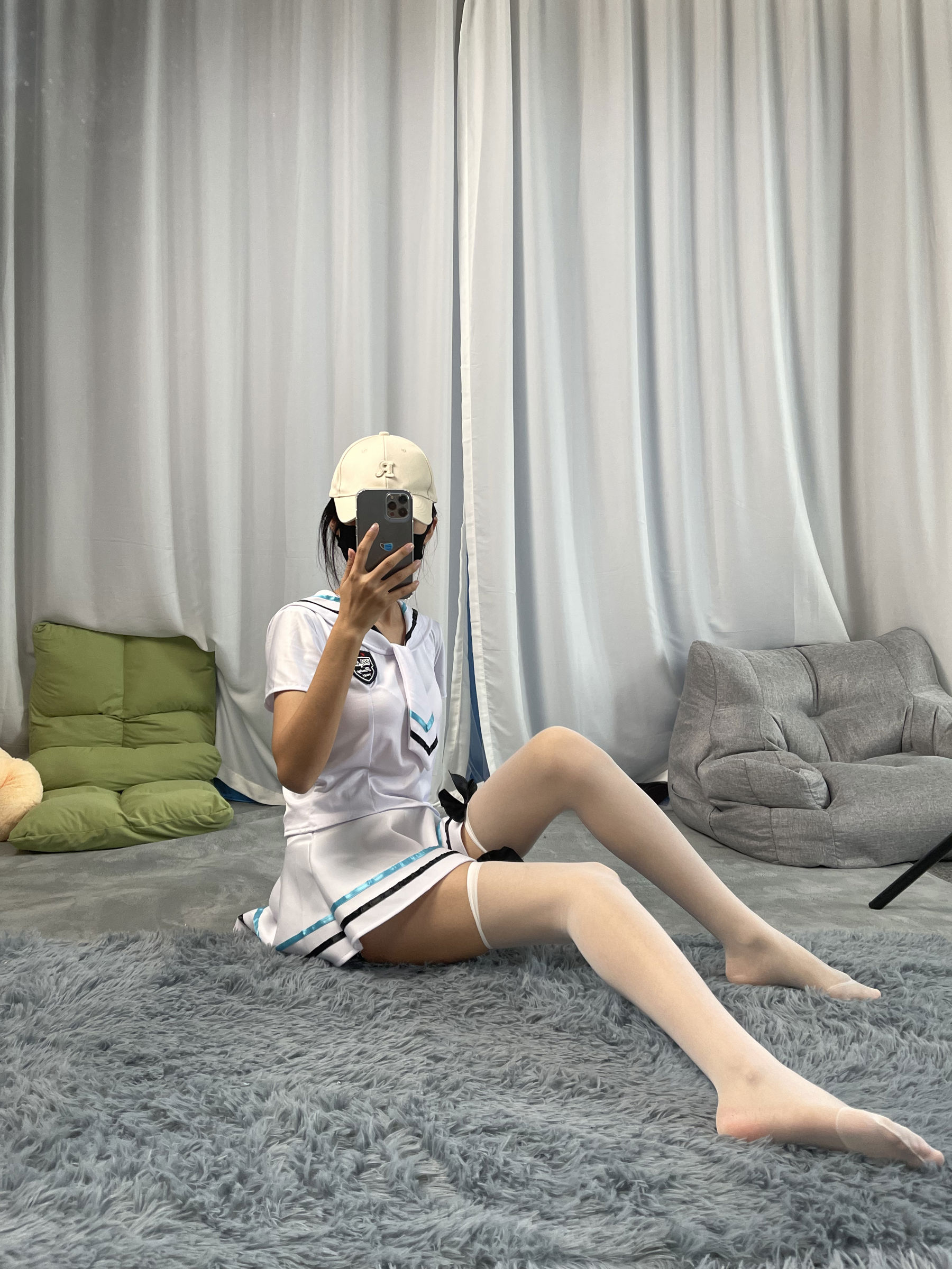 三禾摄影 No.054 水手服 白丝/(203P)