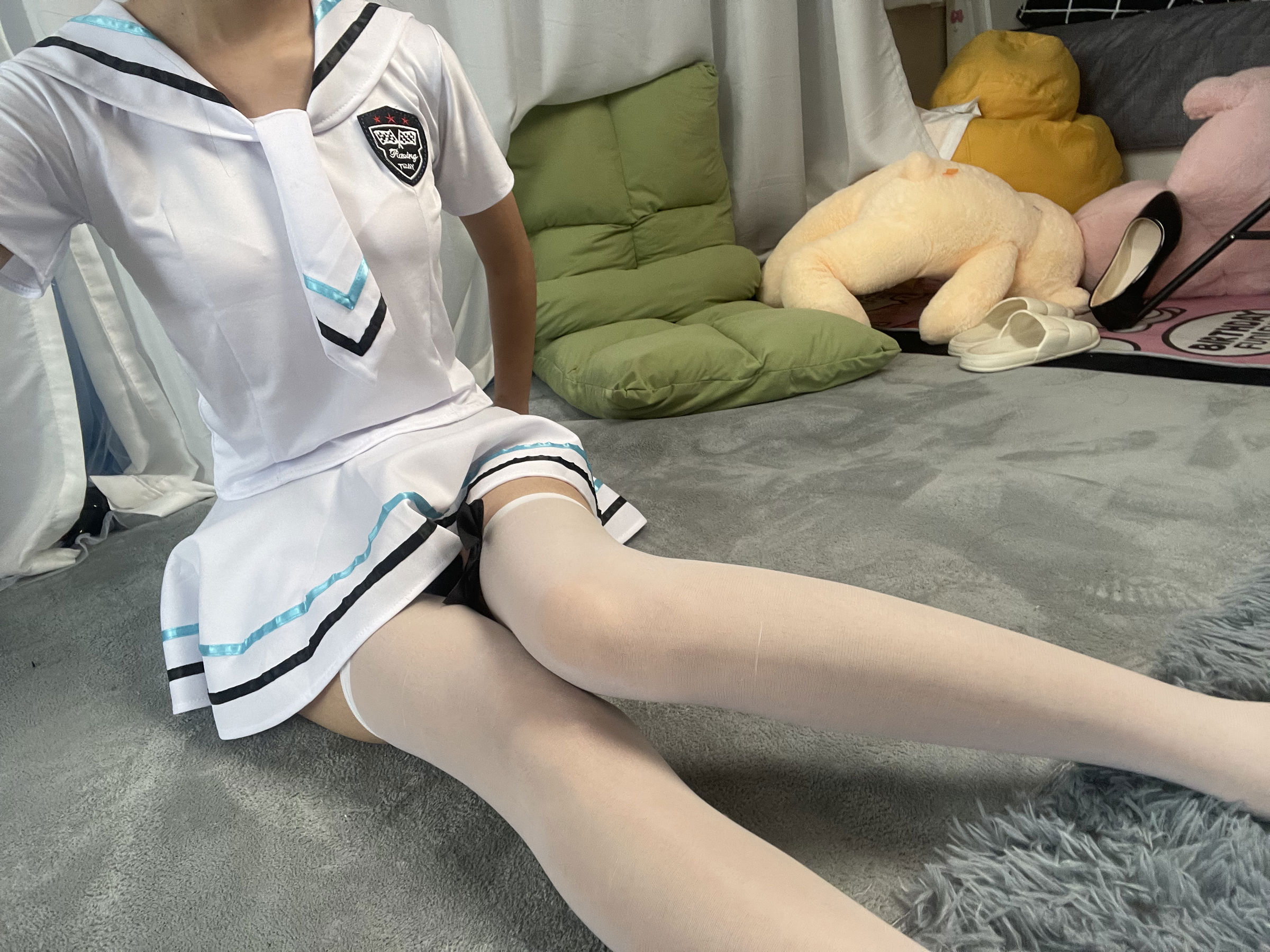 三禾摄影 No.054 水手服 白丝/(203P)