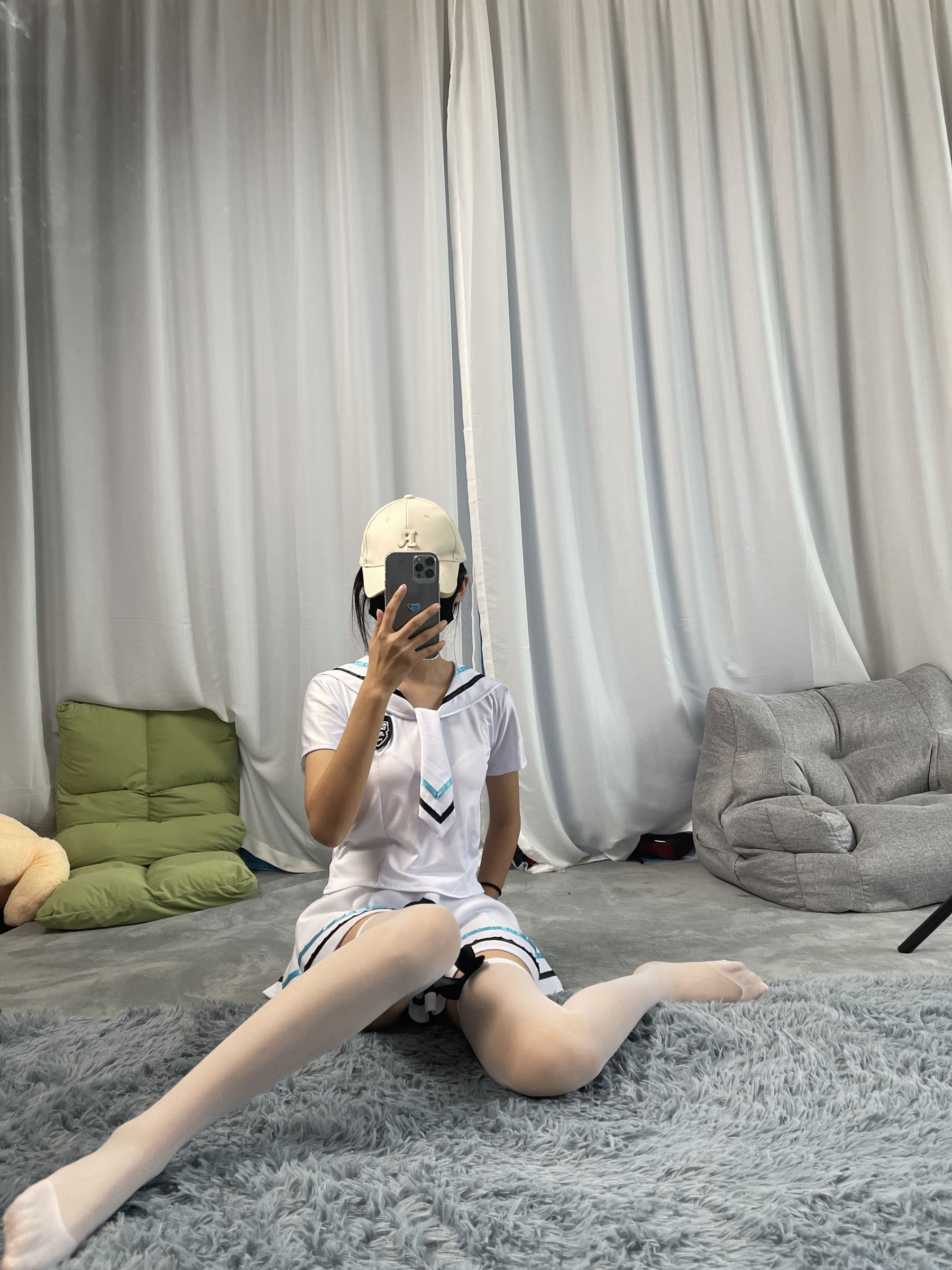 三禾摄影 No.054 水手服 白丝/(203P)