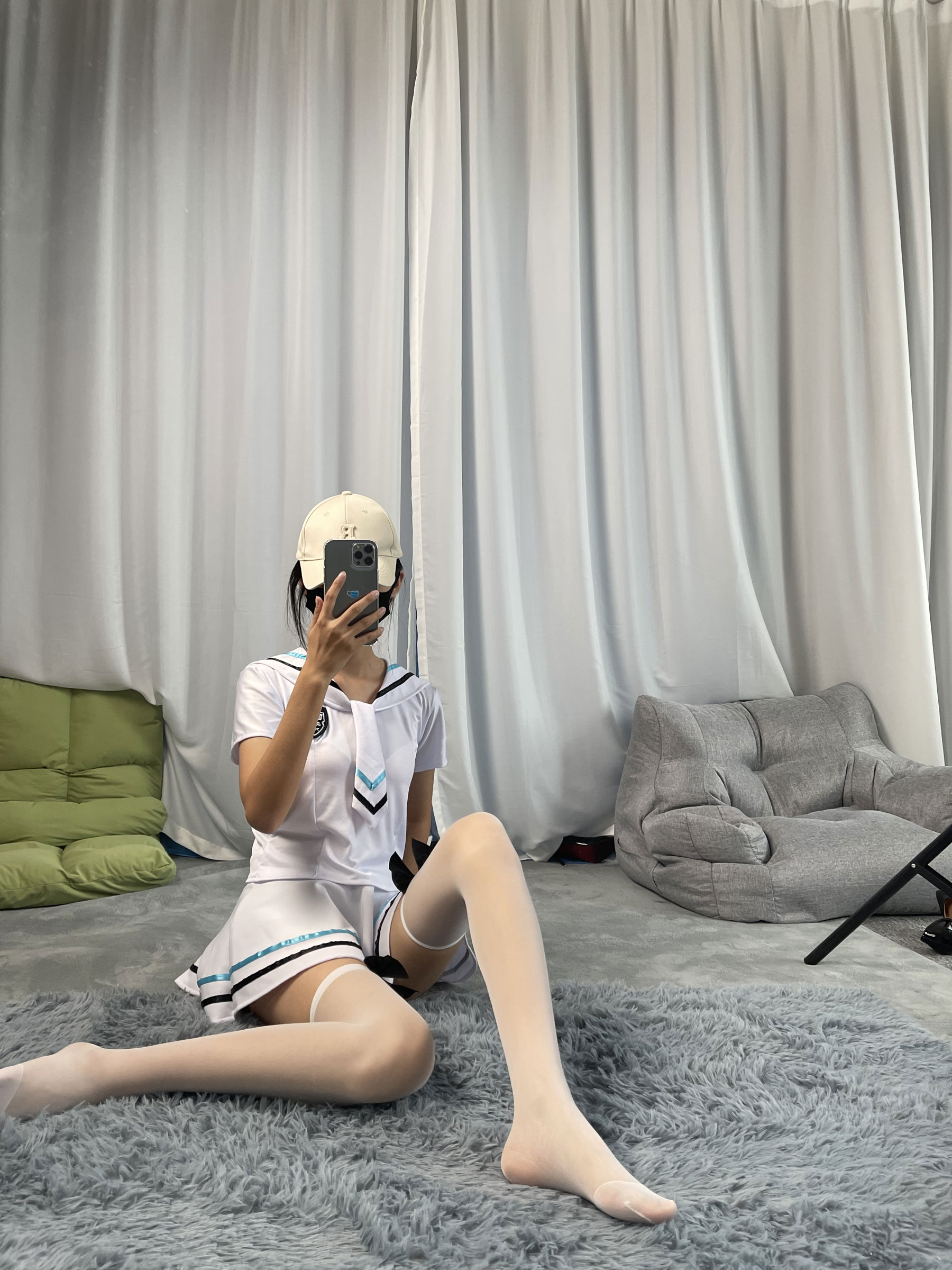 三禾摄影 No.054 水手服 白丝/(203P)