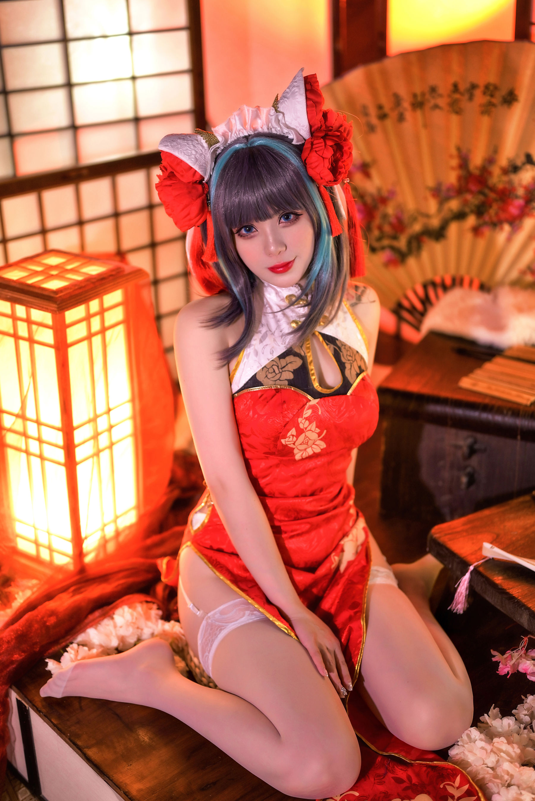Gallery - Zyra秋 - 碧蓝航线 柴郡 红旗袍 - 图库库 - image 11