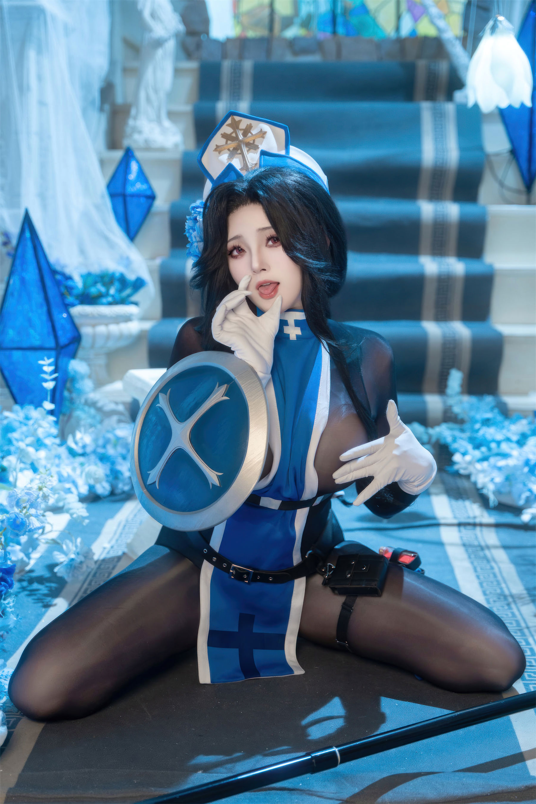 Natsuko夏夏子 - NIKKE胜利女神 梅登 冰玫瑰/(71P)