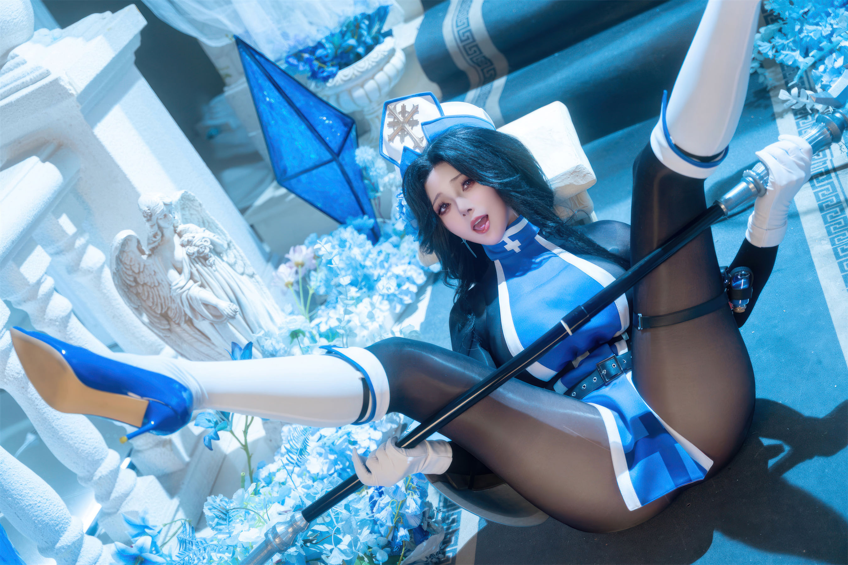 Natsuko夏夏子 - NIKKE胜利女神 梅登 冰玫瑰/(71P)