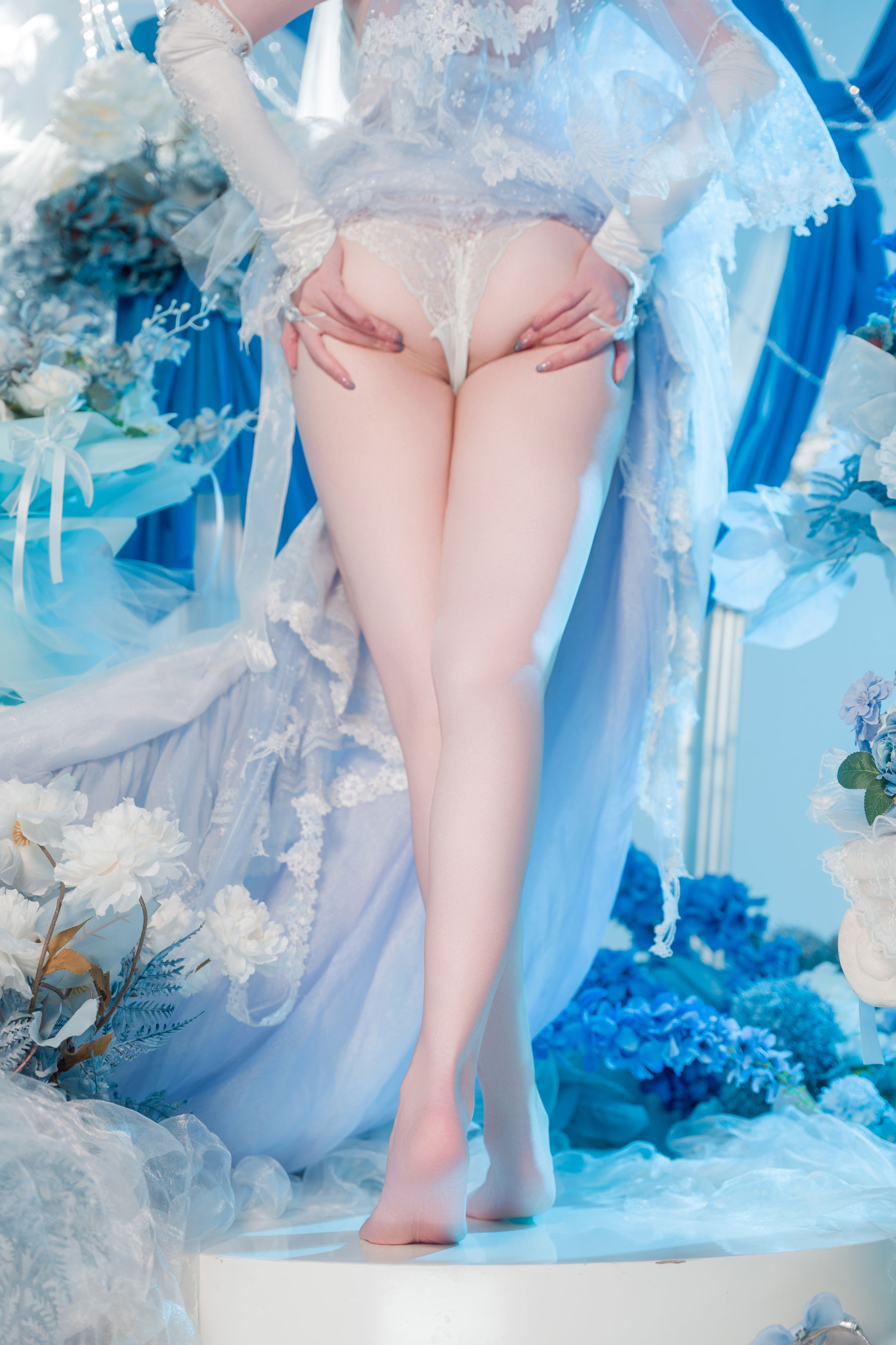Natsuko夏夏子 - 碧蓝航线 柴郡婚纱/(70P)