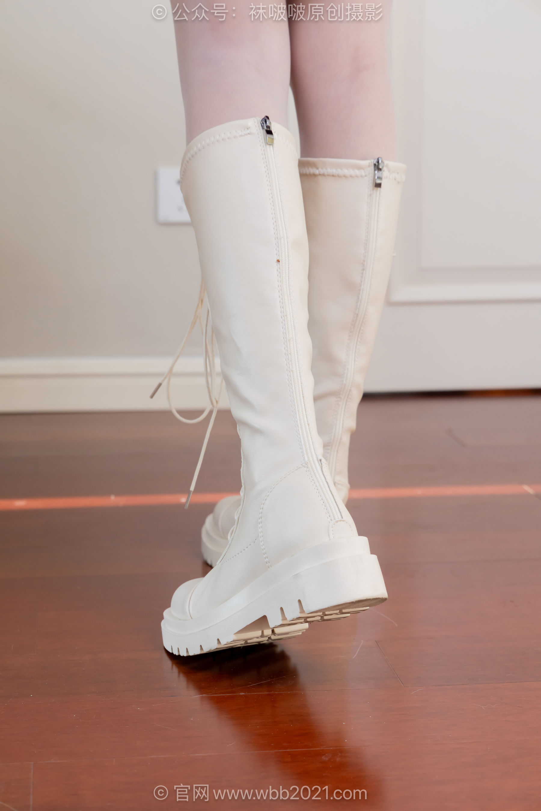 BoBoSocks袜啵啵 No.660 小甜豆 - 长靴、薄白丝、裸足/(300P)