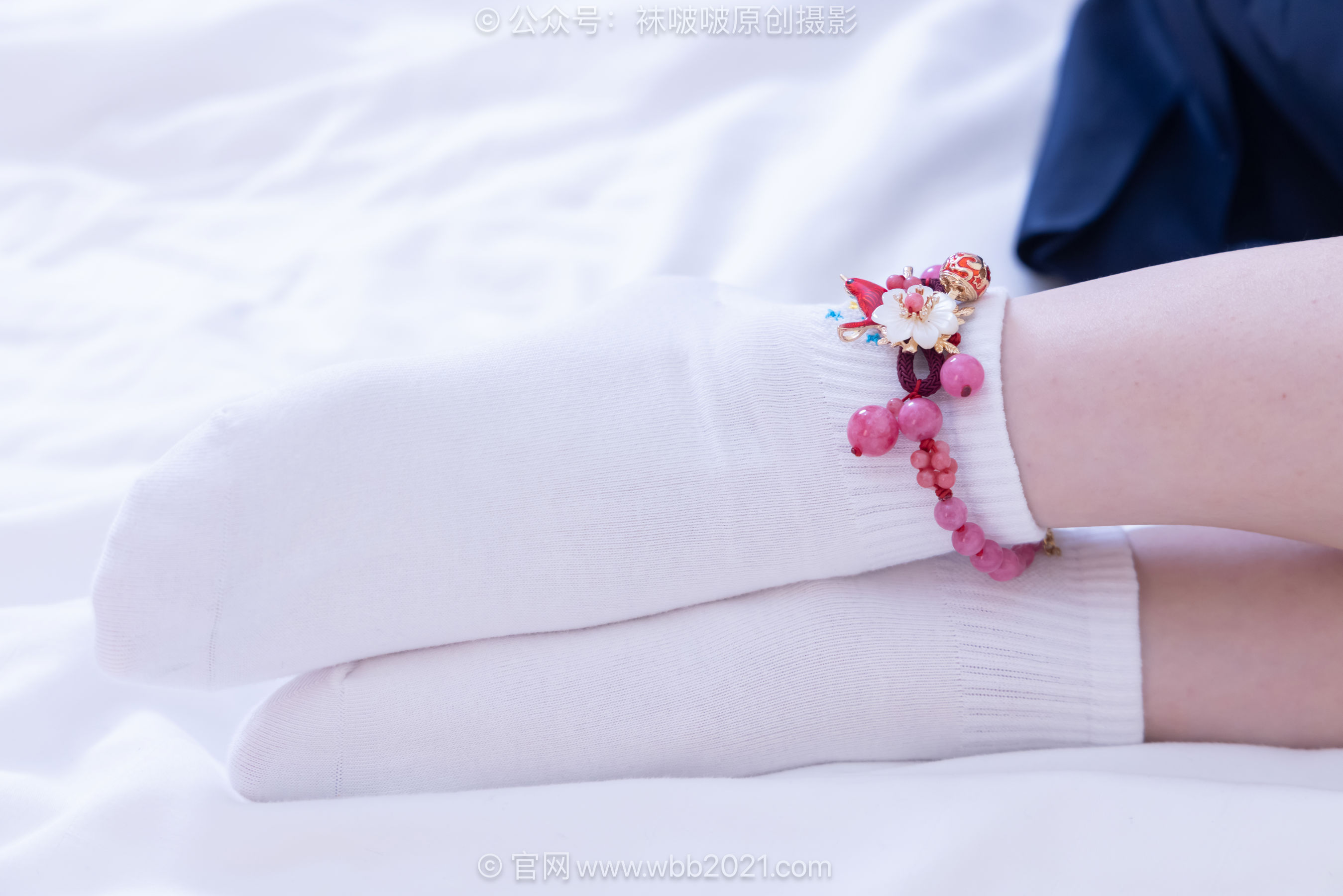 BoBoSocks袜啵啵 No.661 甜甜圈 - 按摩拖鞋、白棉袜、裸足、jk制服/(166P)