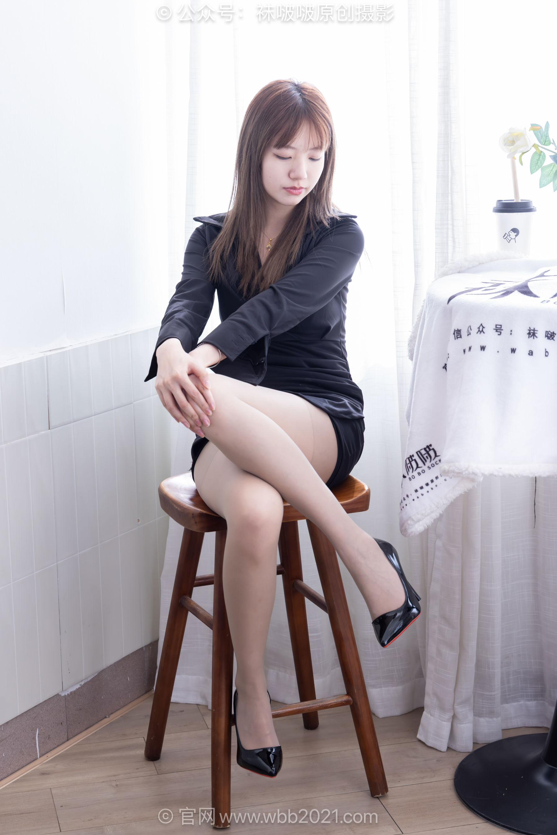 BoBoSocks袜啵啵 No.658 小甜豆 - 高跟鞋、薄肉丝、薄黑丝、薄灰丝、ol风/(310P)
