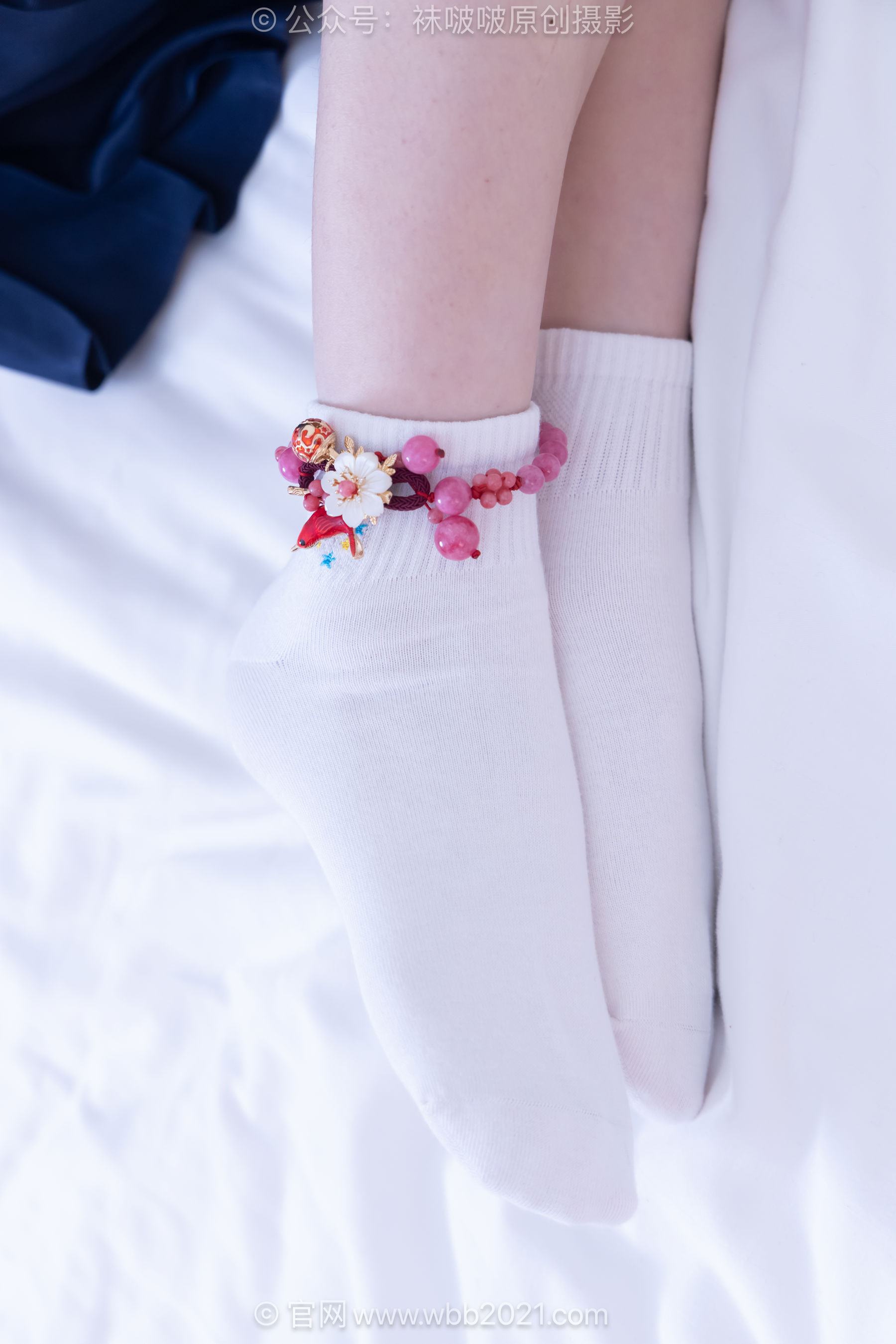 BoBoSocks袜啵啵 No.661 甜甜圈 - 按摩拖鞋、白棉袜、裸足、jk制服/(166P)