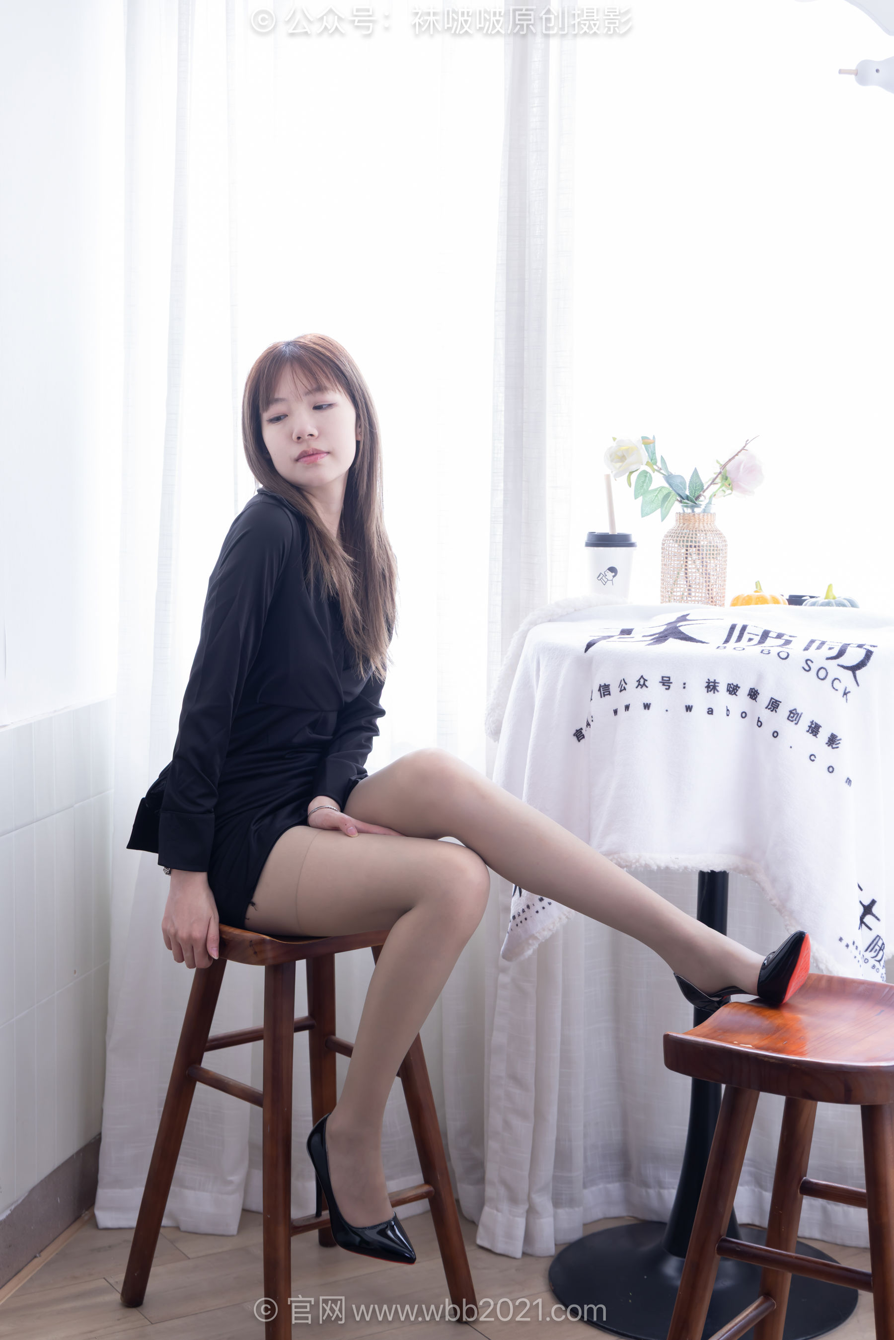 BoBoSocks袜啵啵 No.658 小甜豆 - 高跟鞋、薄肉丝、薄黑丝、薄灰丝、ol风/(310P)