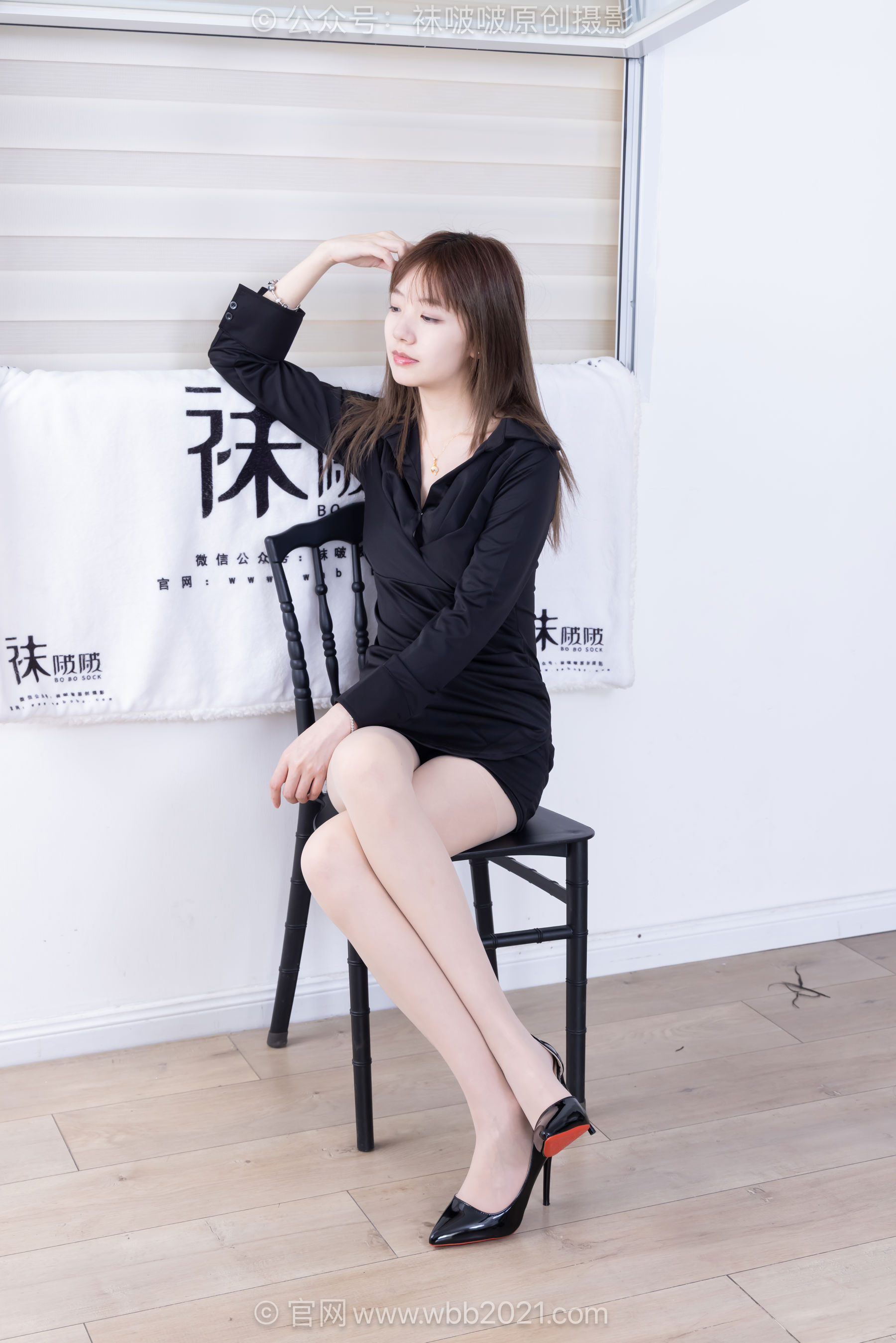 BoBoSocks袜啵啵 No.658 小甜豆 - 高跟鞋、薄肉丝、薄黑丝、薄灰丝、ol风/(310P)