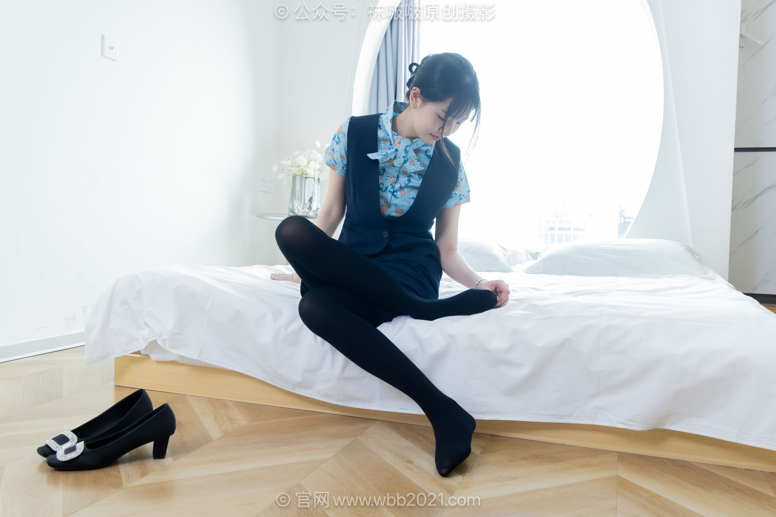 BoBoSocks袜啵啵 No.662 小甜豆 平底鞋、高跟鞋、厚黑丝、厚肉丝、制服/(142P)
