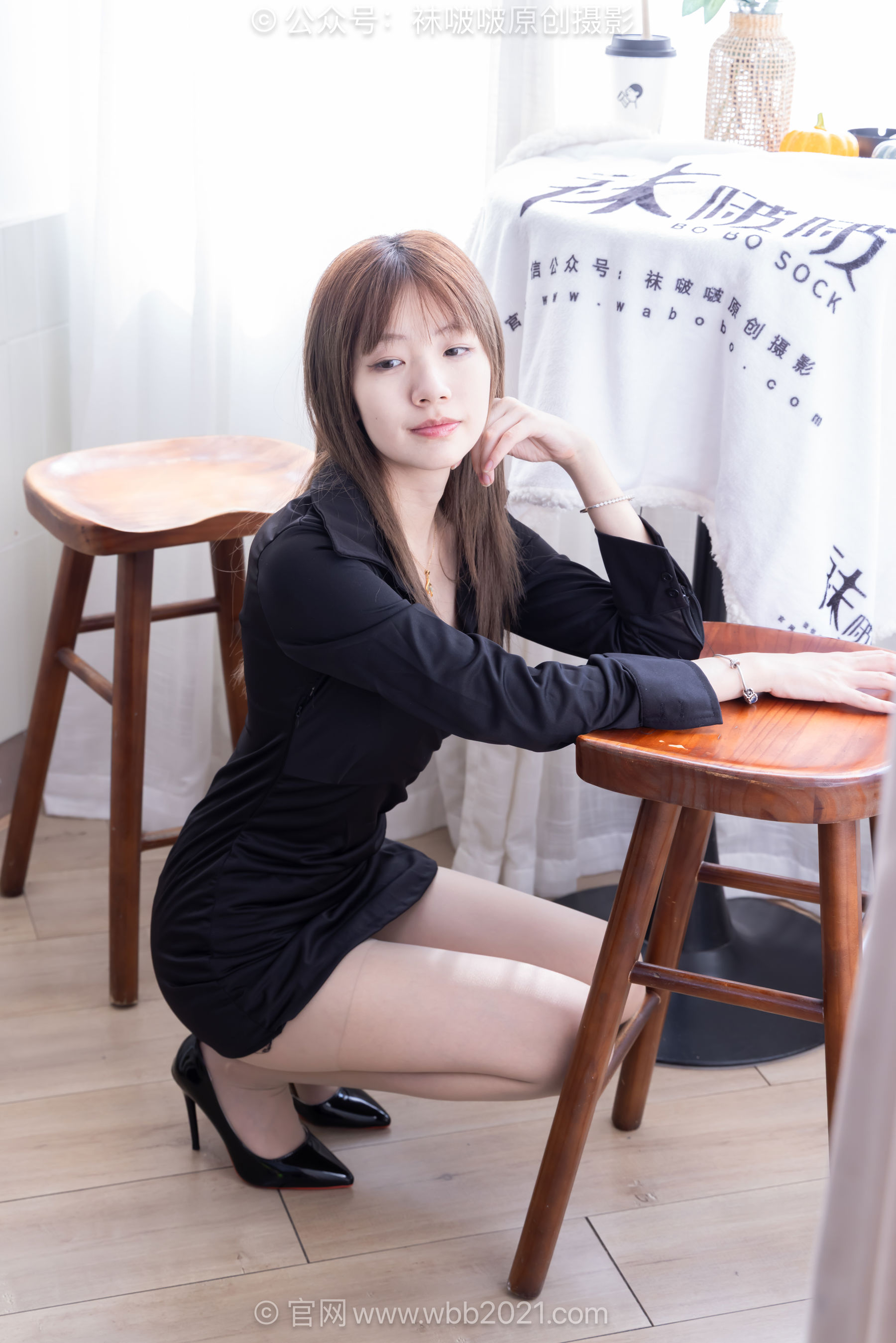 BoBoSocks袜啵啵 No.658 小甜豆 - 高跟鞋、薄肉丝、薄黑丝、薄灰丝、ol风/(310P)