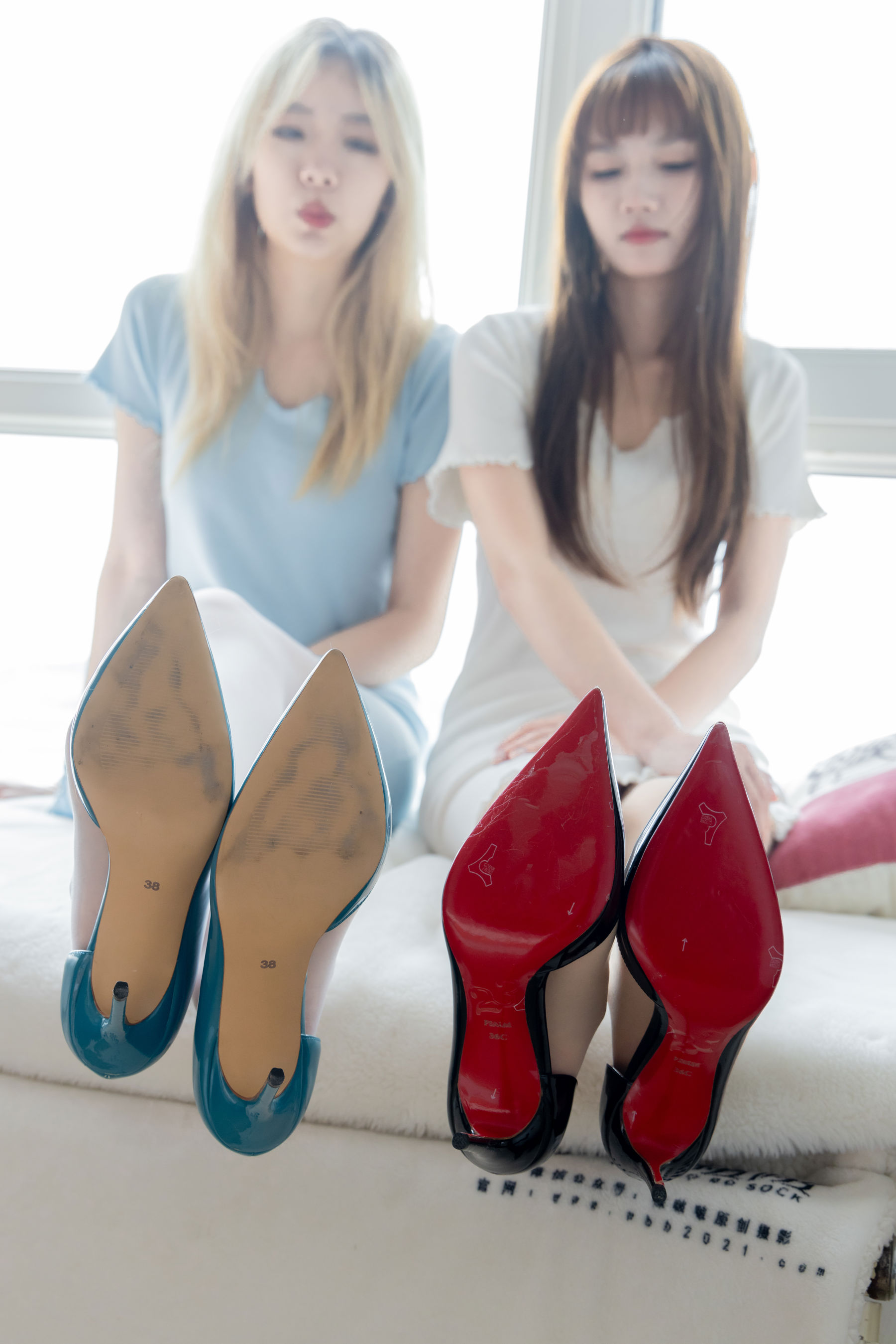 BoBoSocks袜啵啵 No.666 小甜豆&甜甜圈 - 高跟鞋、薄白丝、薄肉丝/(171P)