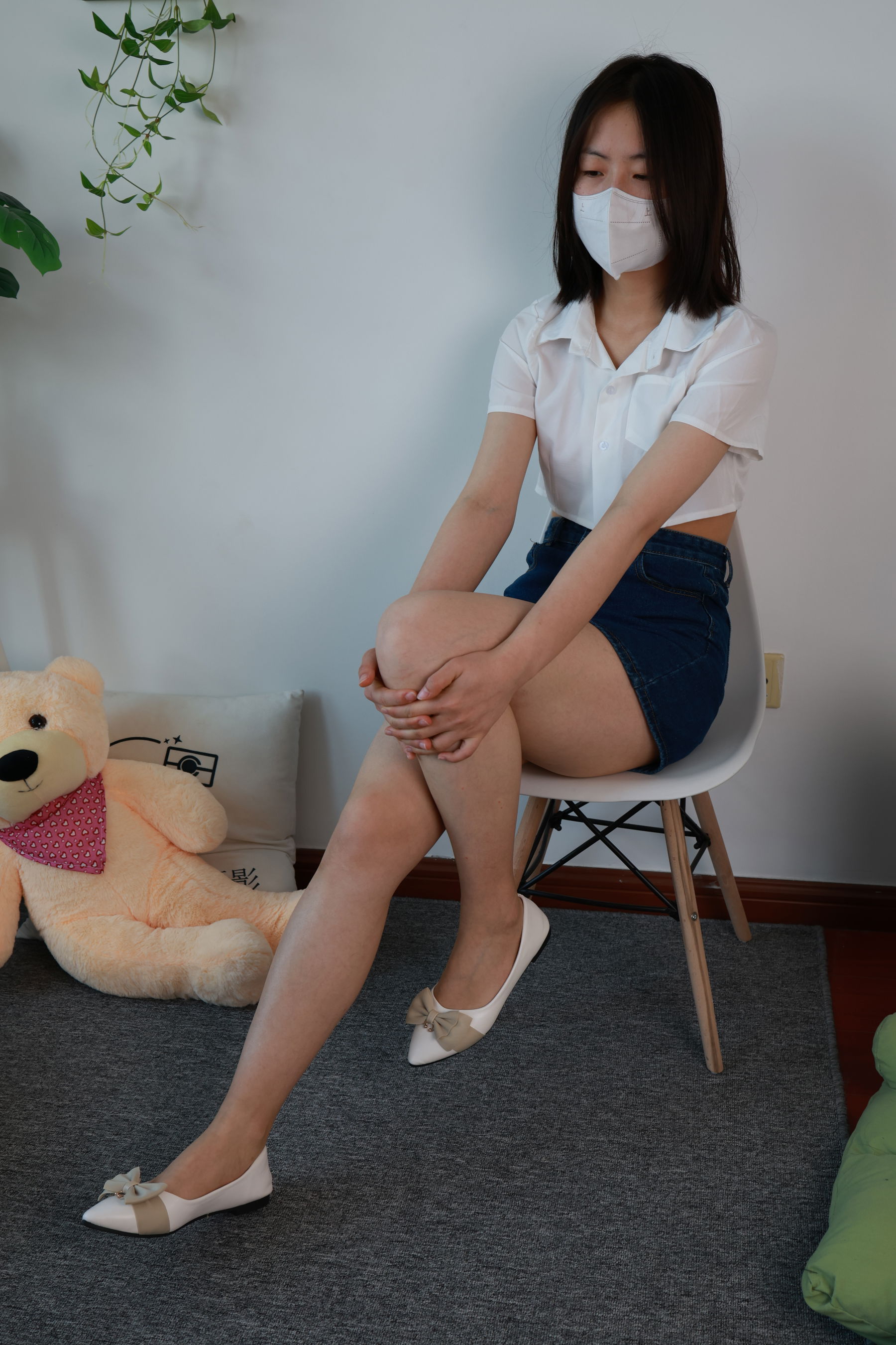 三禾摄影 No.070 牛仔裙 平底鞋/(339P)