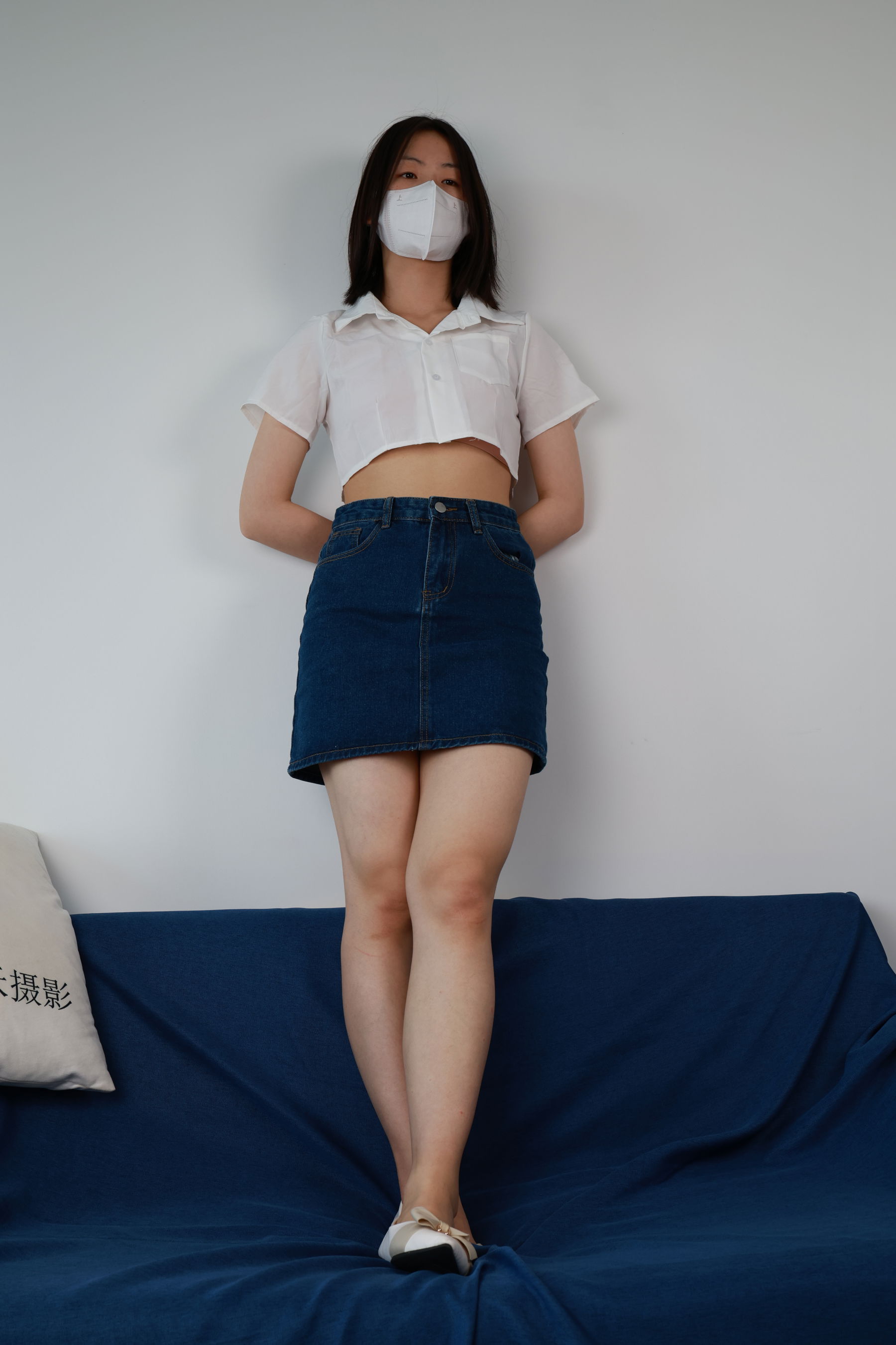 三禾摄影 No.070 牛仔裙 平底鞋/(339P)