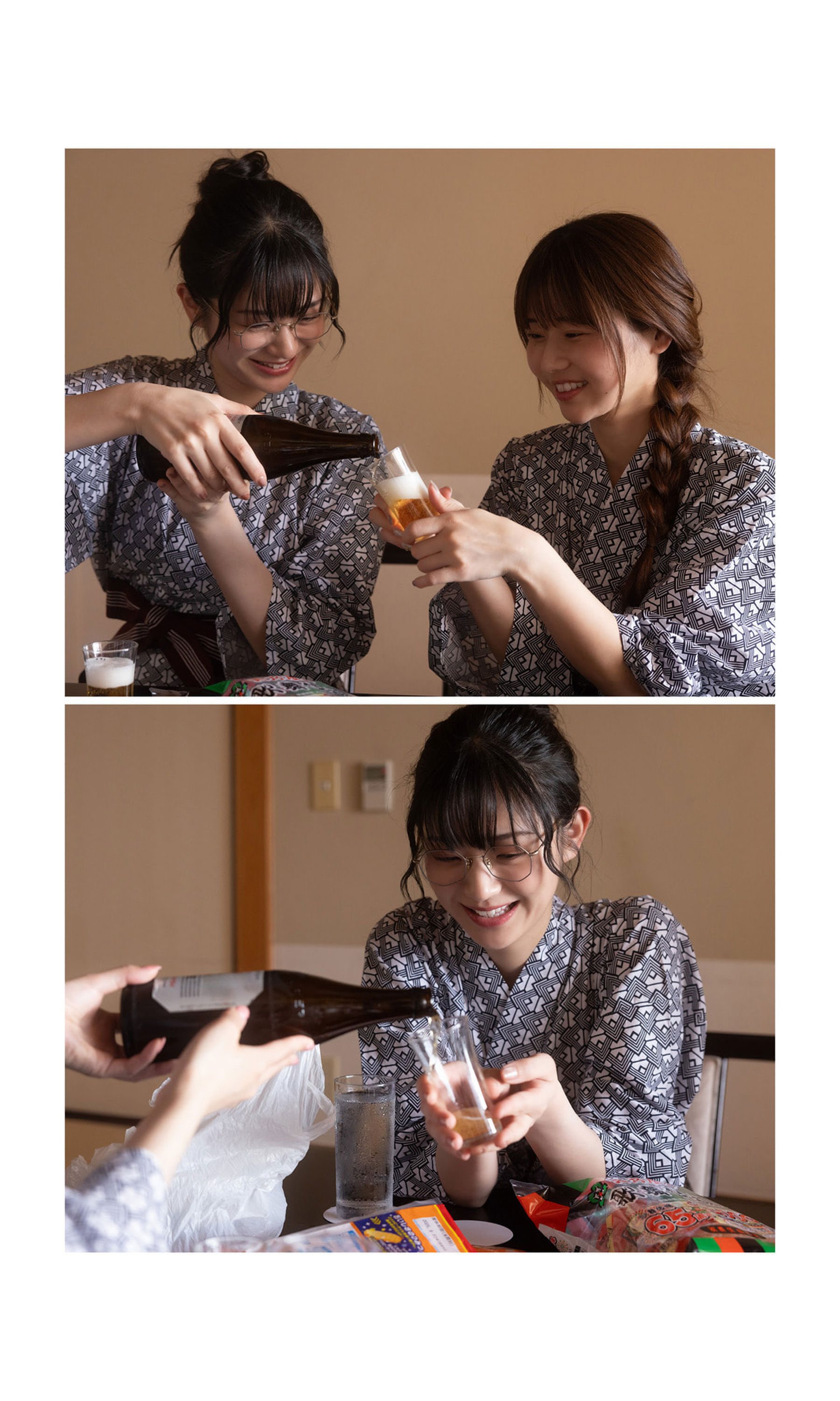 伊藤優衣&水原ゆき&長谷川かすみ - 俺達のあざす。/(77P)