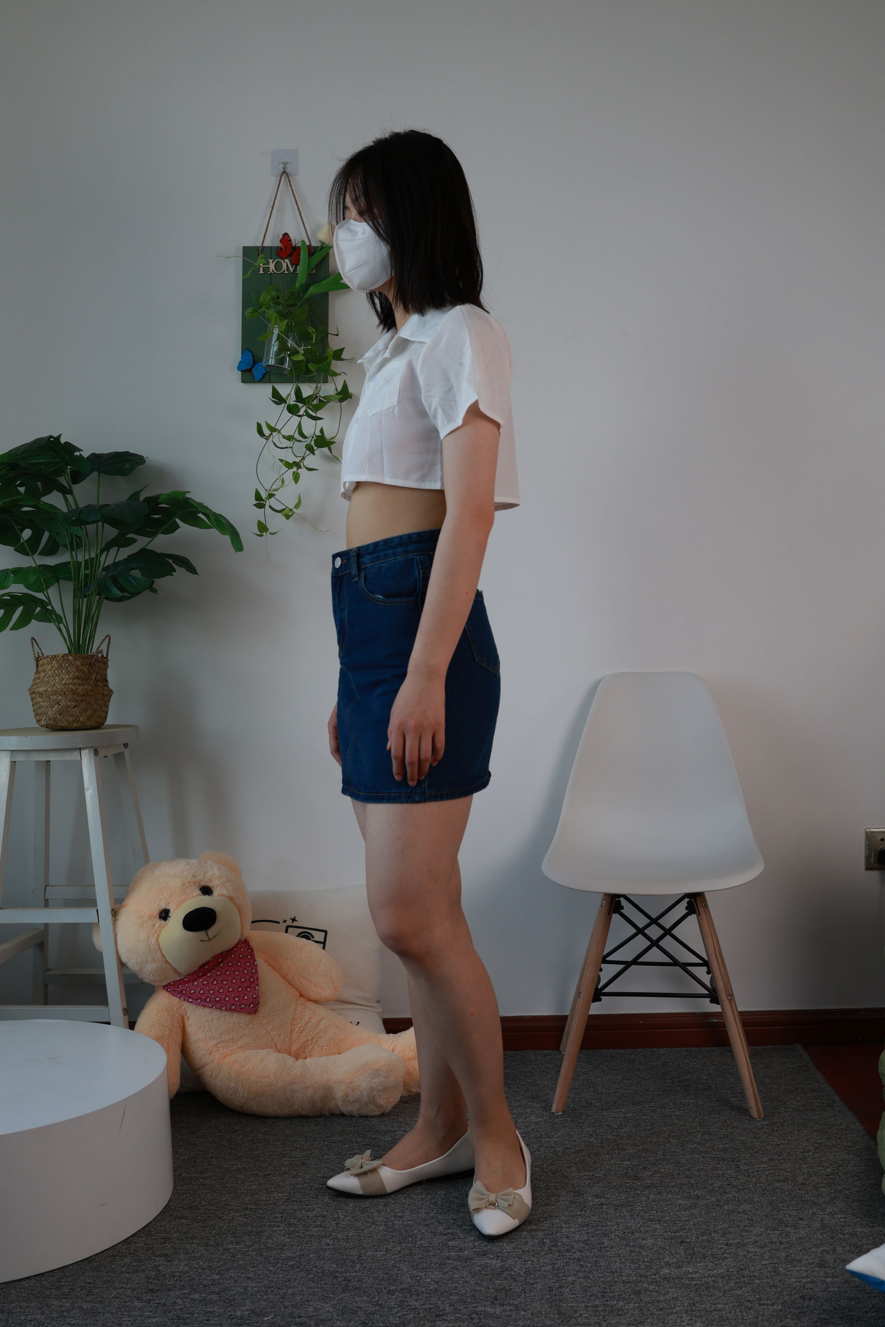 三禾摄影 No.070 牛仔裙 平底鞋/(339P)