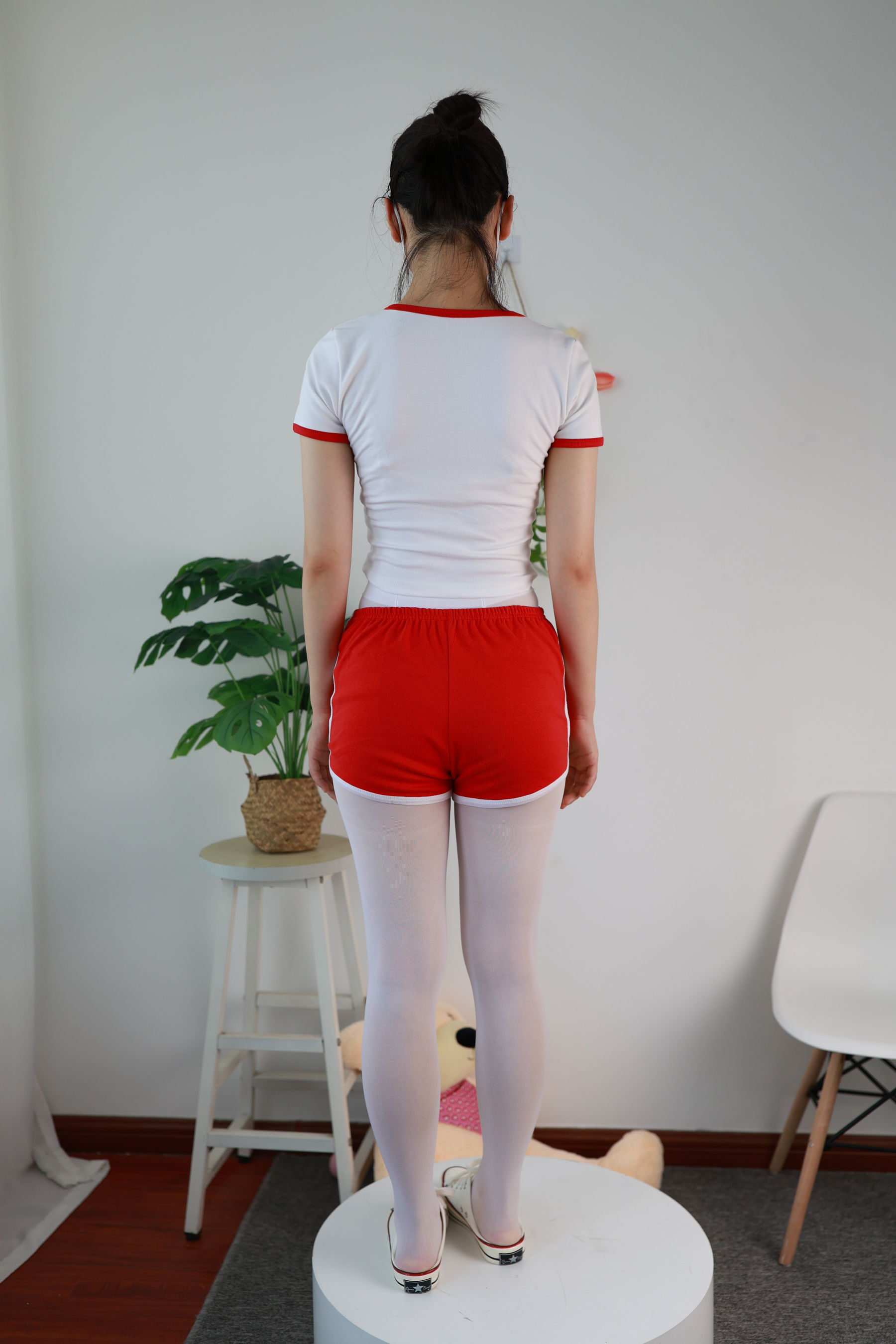三禾摄影 No.068 体操服 白裤袜 帆布鞋/(193P)