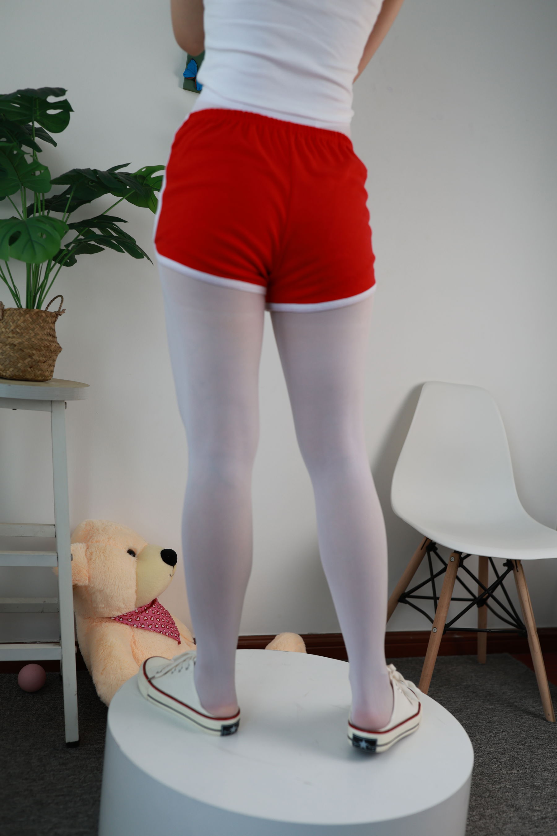 三禾摄影 No.068 体操服 白裤袜 帆布鞋/(193P)