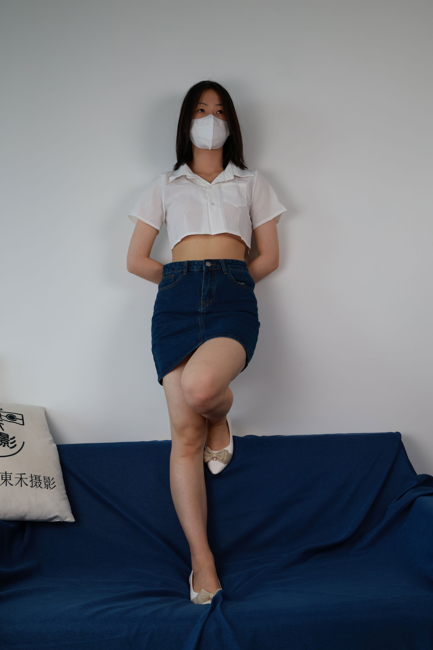 三禾摄影 No.070 牛仔裙 平底鞋/(339P)