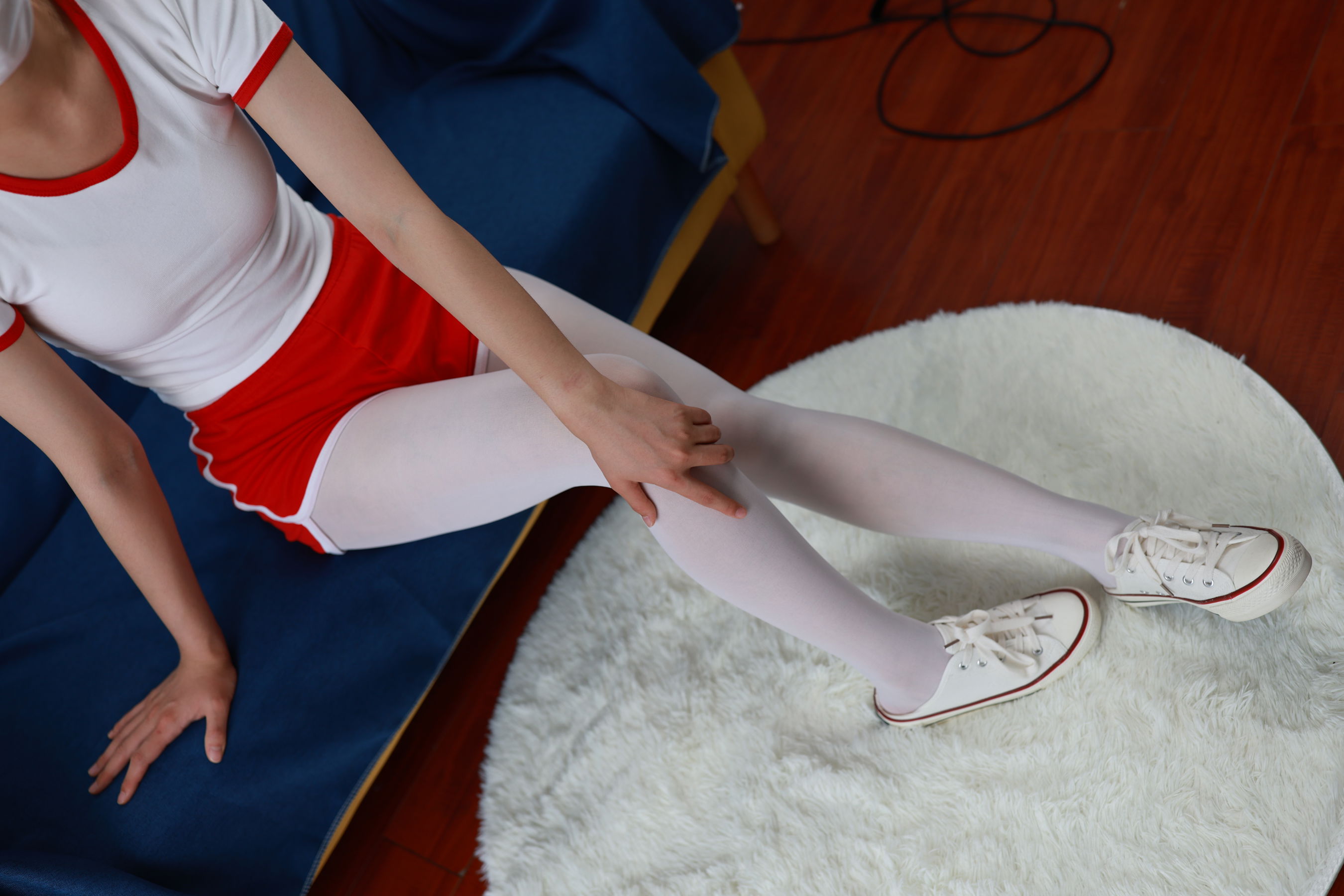 三禾摄影 No.068 体操服 白裤袜 帆布鞋/(193P)