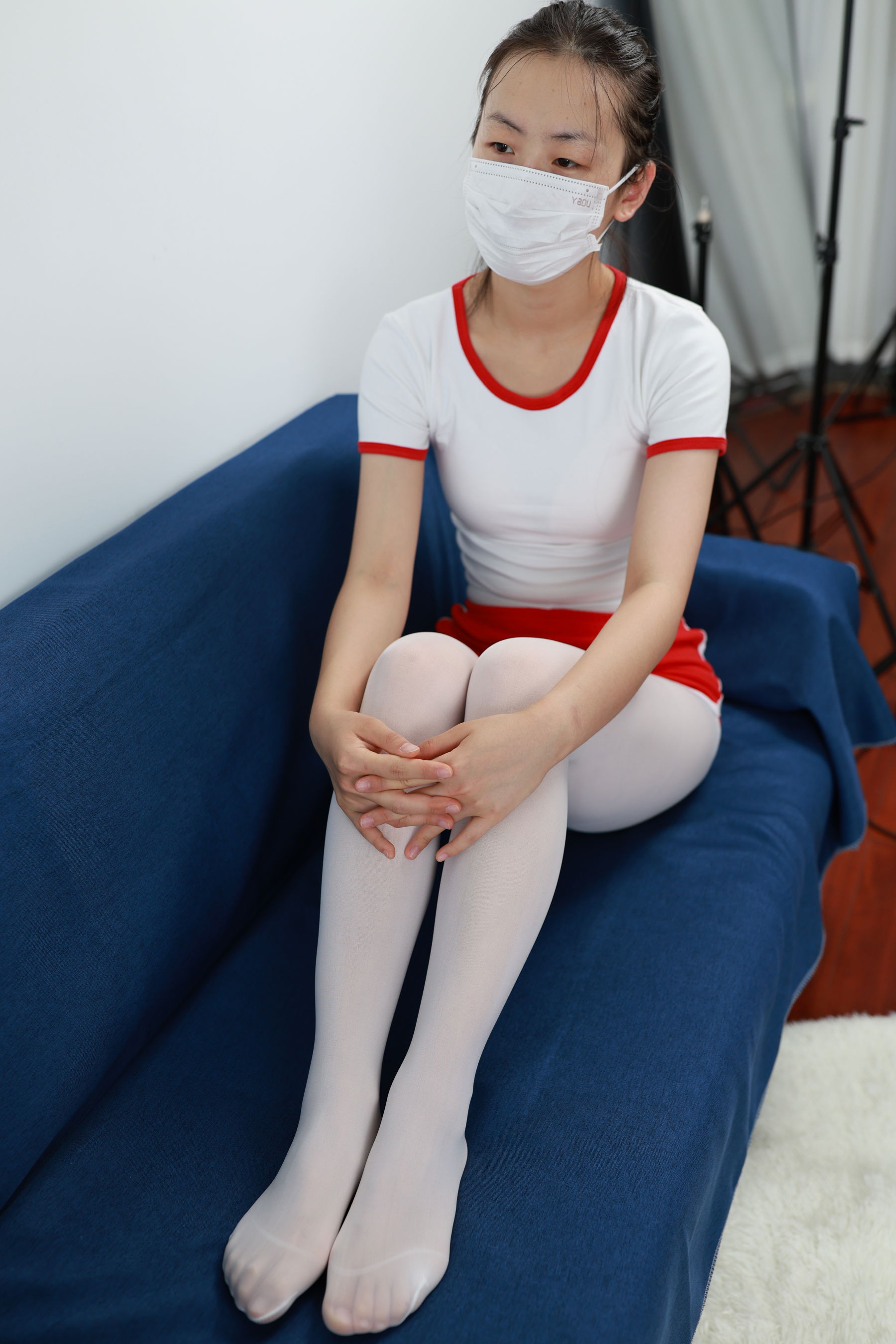 三禾摄影 No.068 体操服 白裤袜 帆布鞋/(193P)