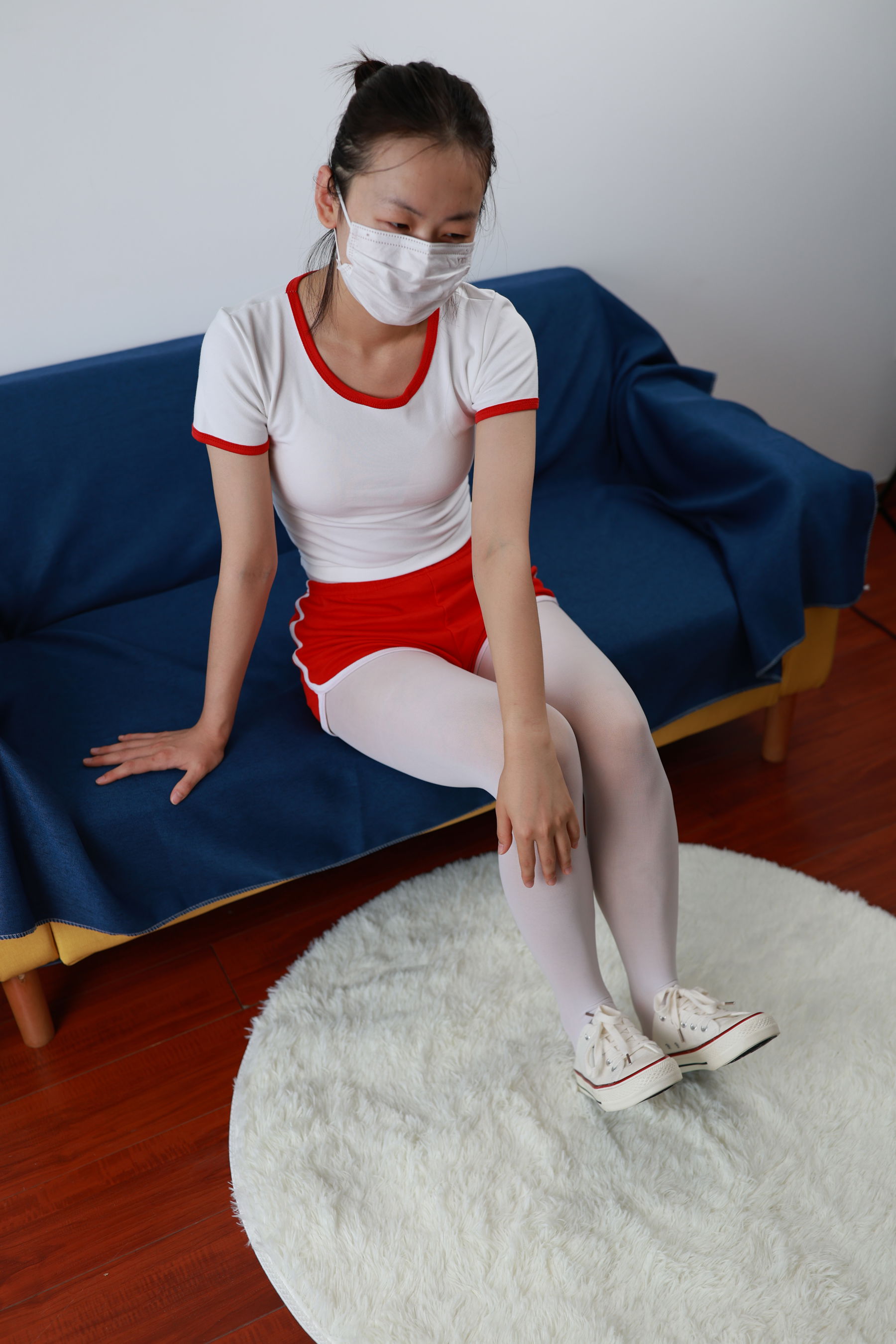 三禾摄影 No.068 体操服 白裤袜 帆布鞋/(193P)