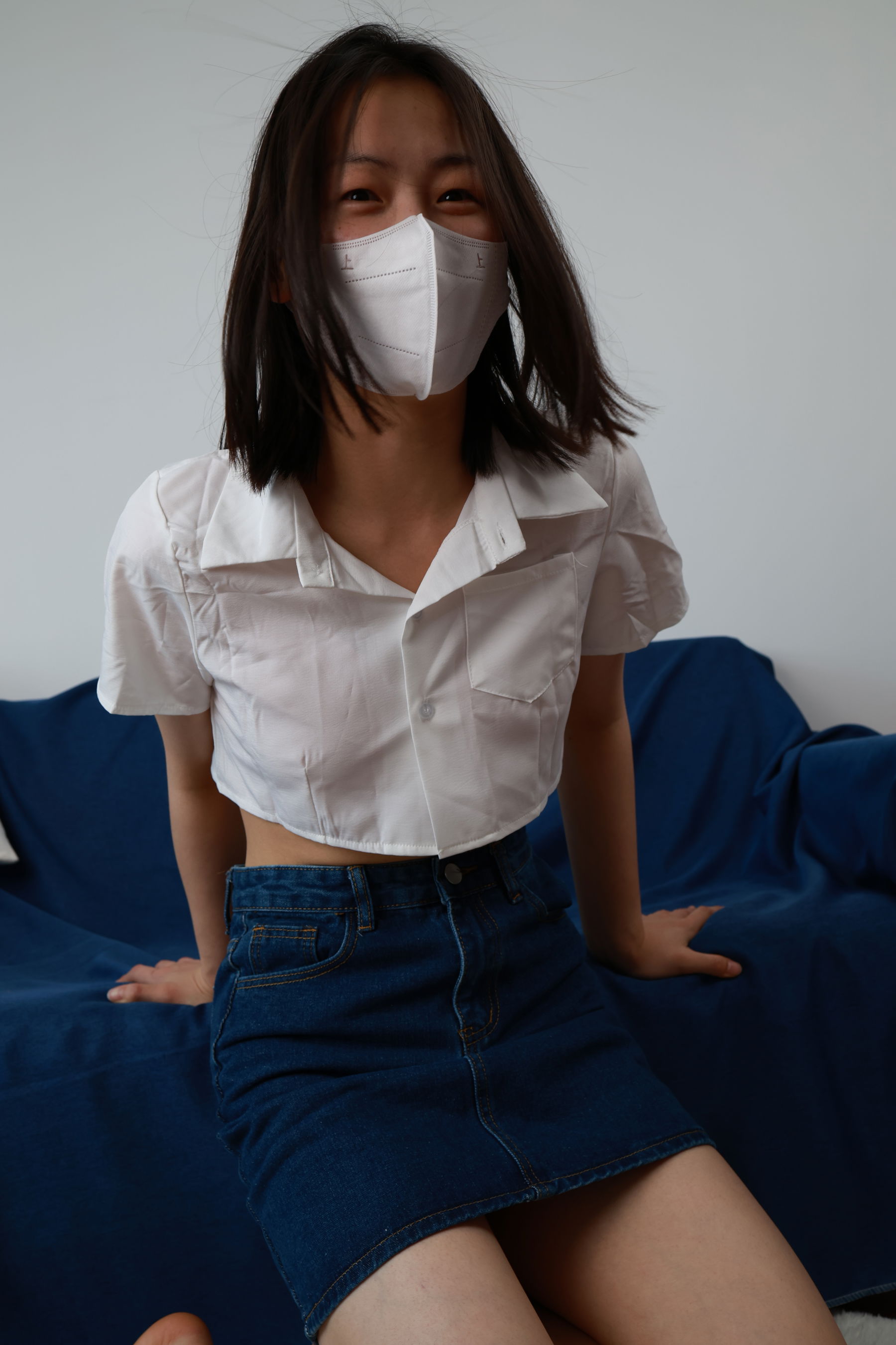 三禾摄影 No.070 牛仔裙 平底鞋/(339P)