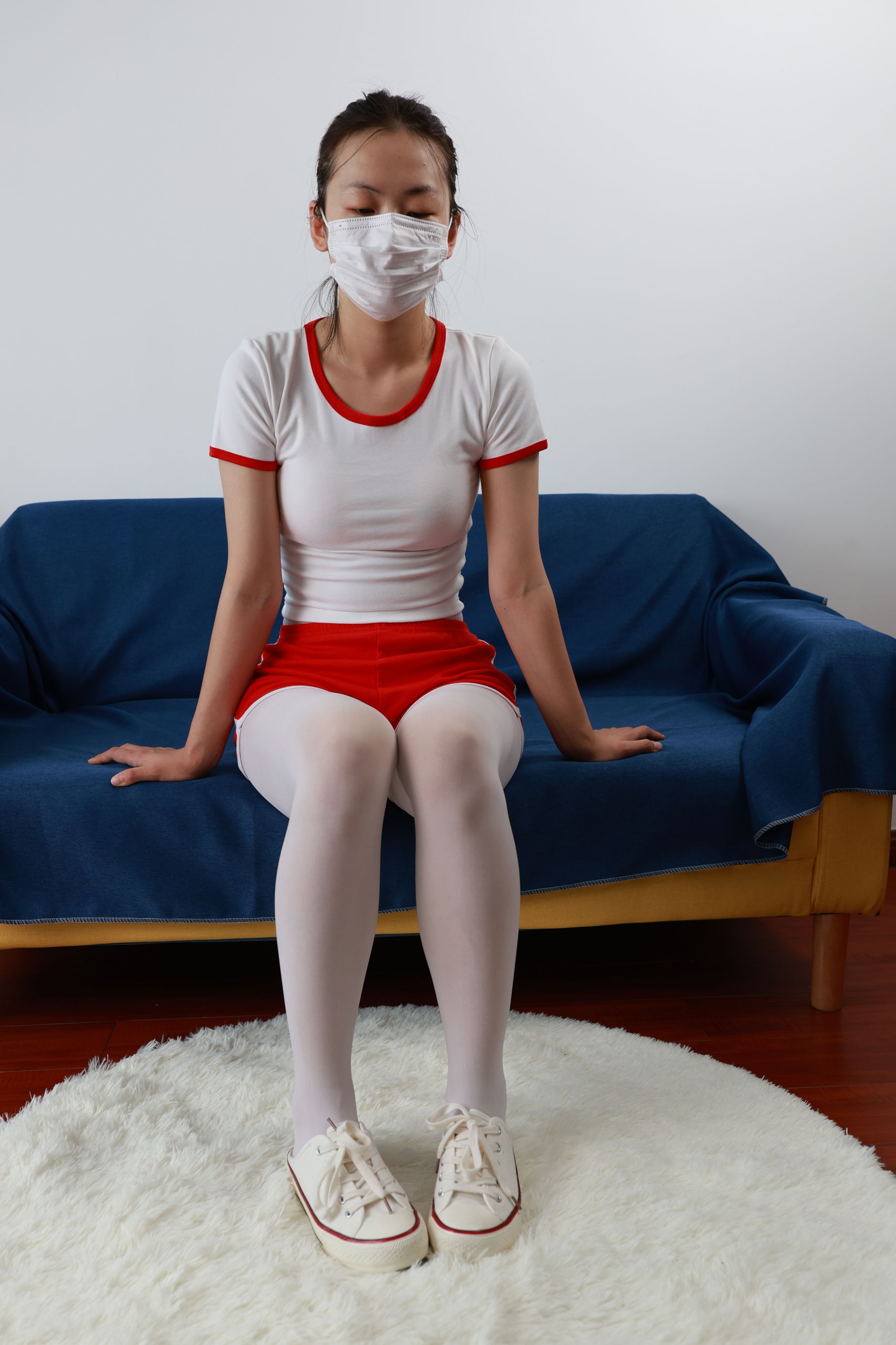 三禾摄影 No.068 体操服 白裤袜 帆布鞋/(193P)