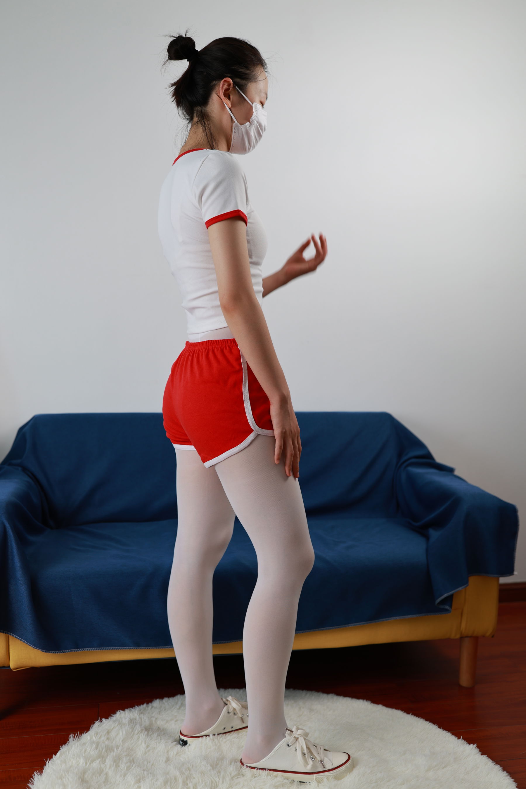 三禾摄影 No.068 体操服 白裤袜 帆布鞋/(193P)