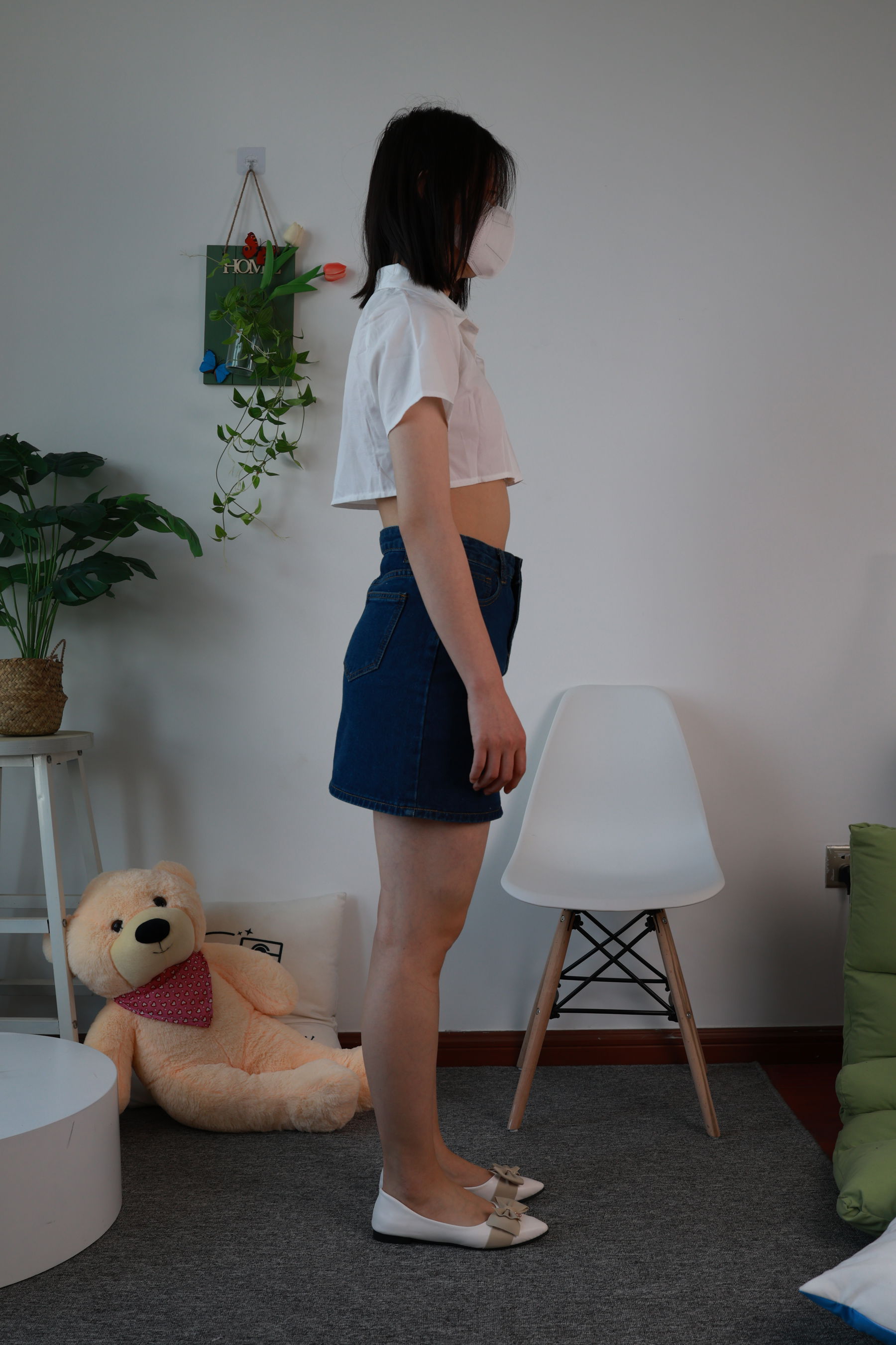 三禾摄影 No.070 牛仔裙 平底鞋/(339P)