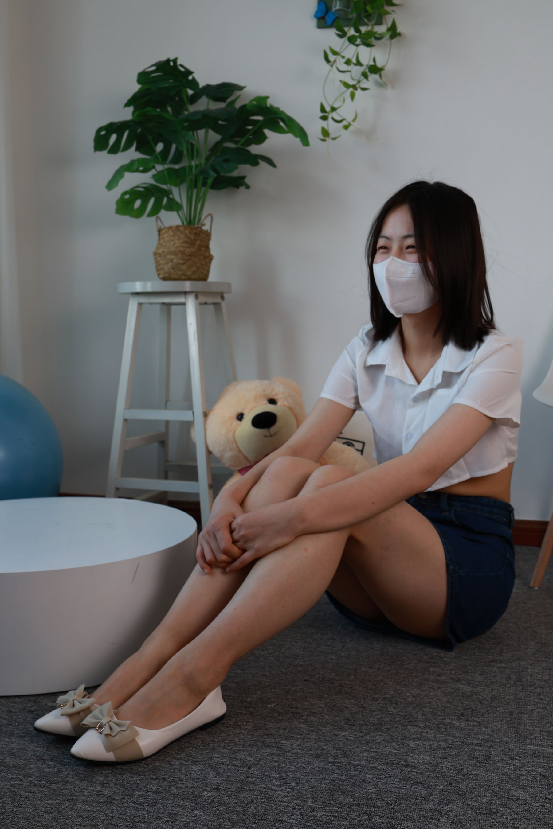 三禾摄影 No.070 牛仔裙 平底鞋/(339P)