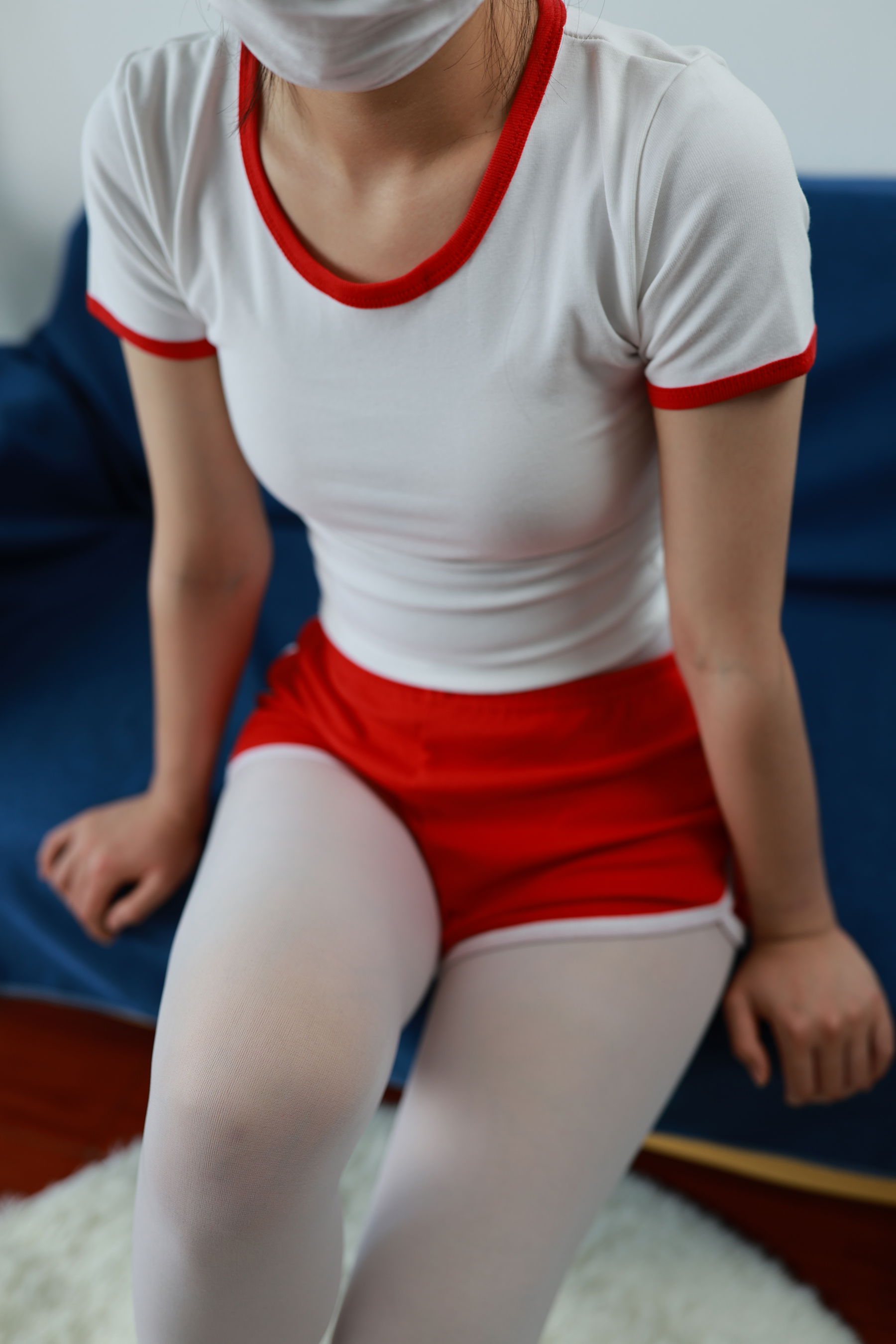 三禾摄影 No.068 体操服 白裤袜 帆布鞋/(193P)