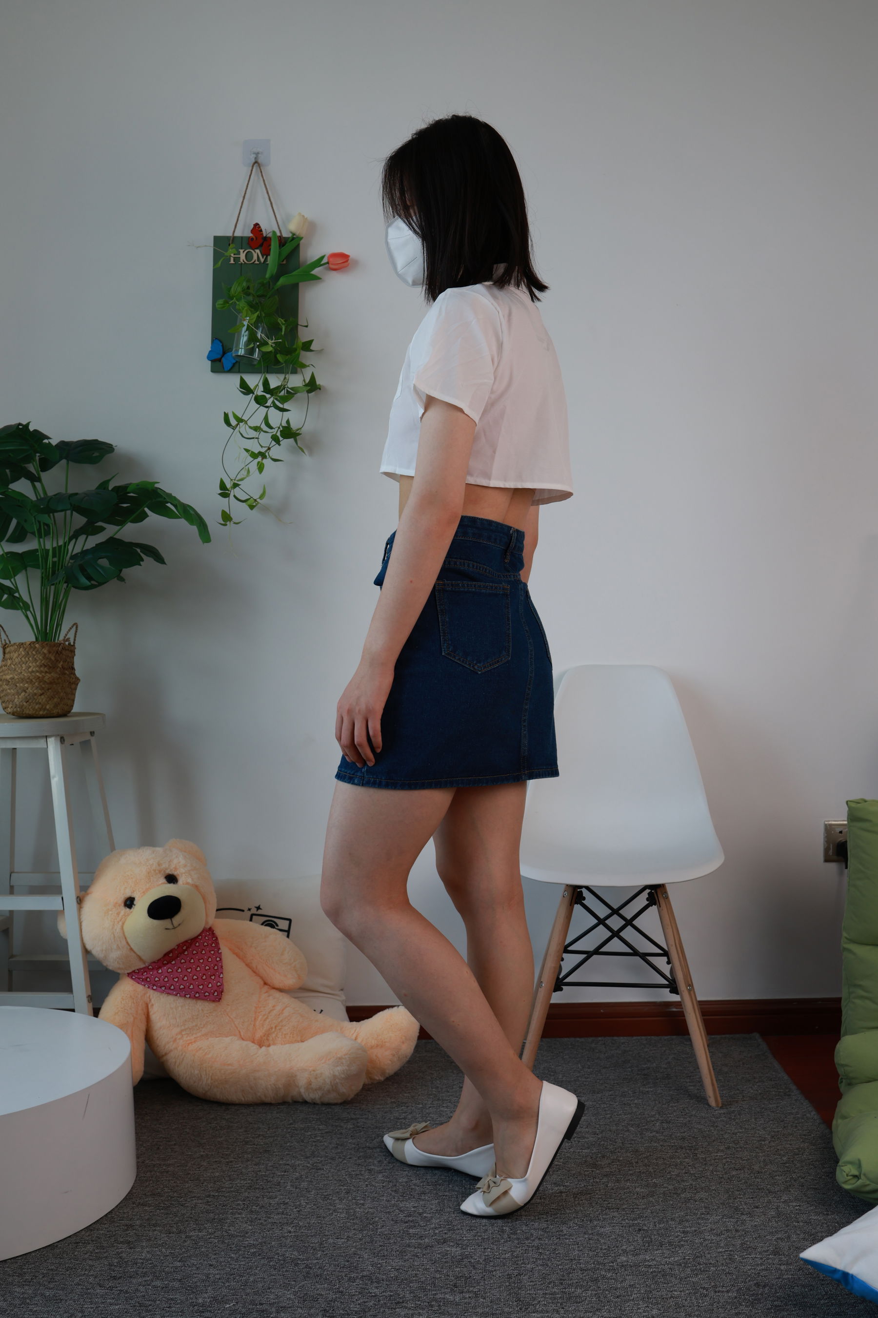 三禾摄影 No.070 牛仔裙 平底鞋/(339P)