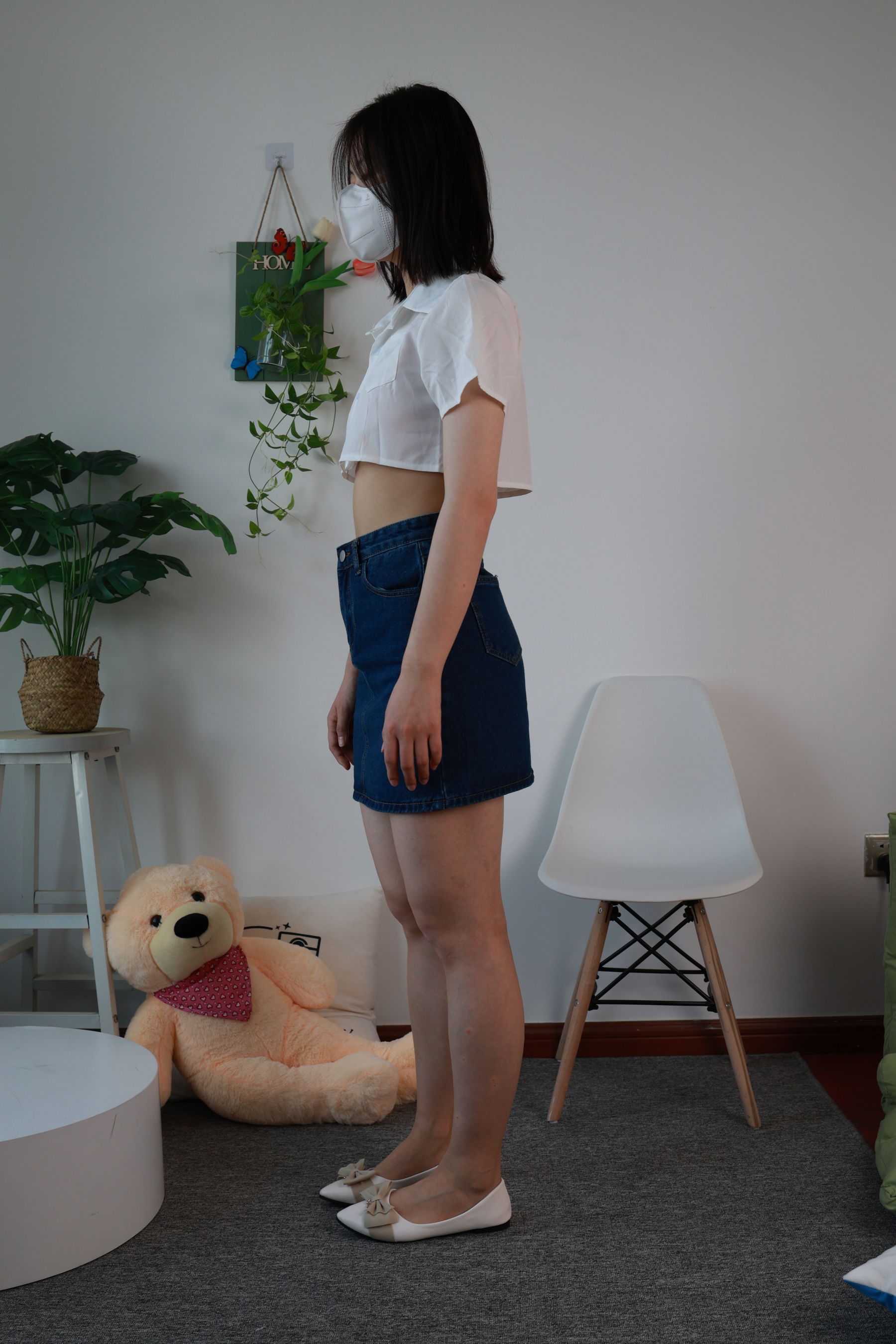 三禾摄影 No.070 牛仔裙 平底鞋/(339P)