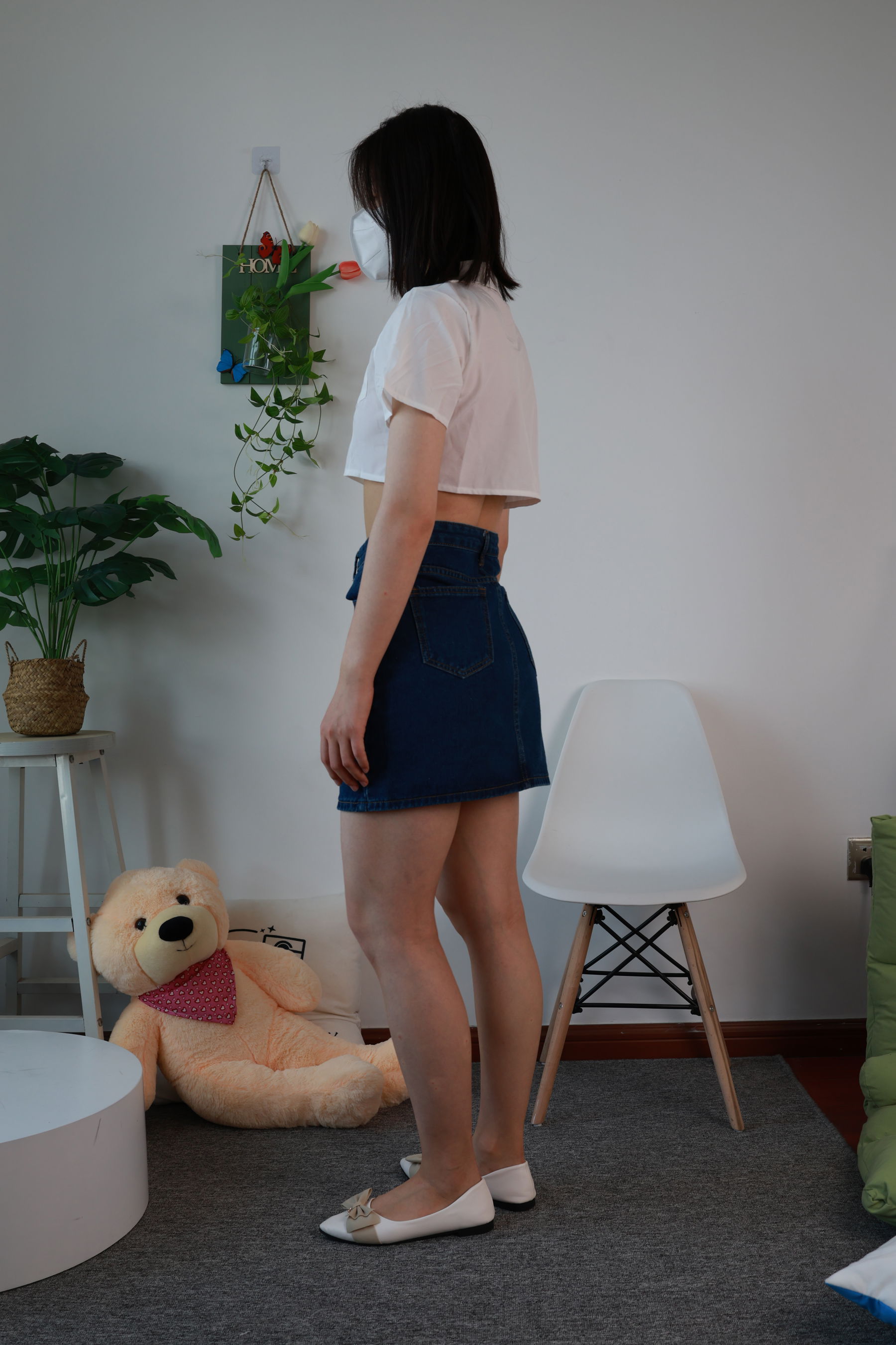 三禾摄影 No.070 牛仔裙 平底鞋/(339P)