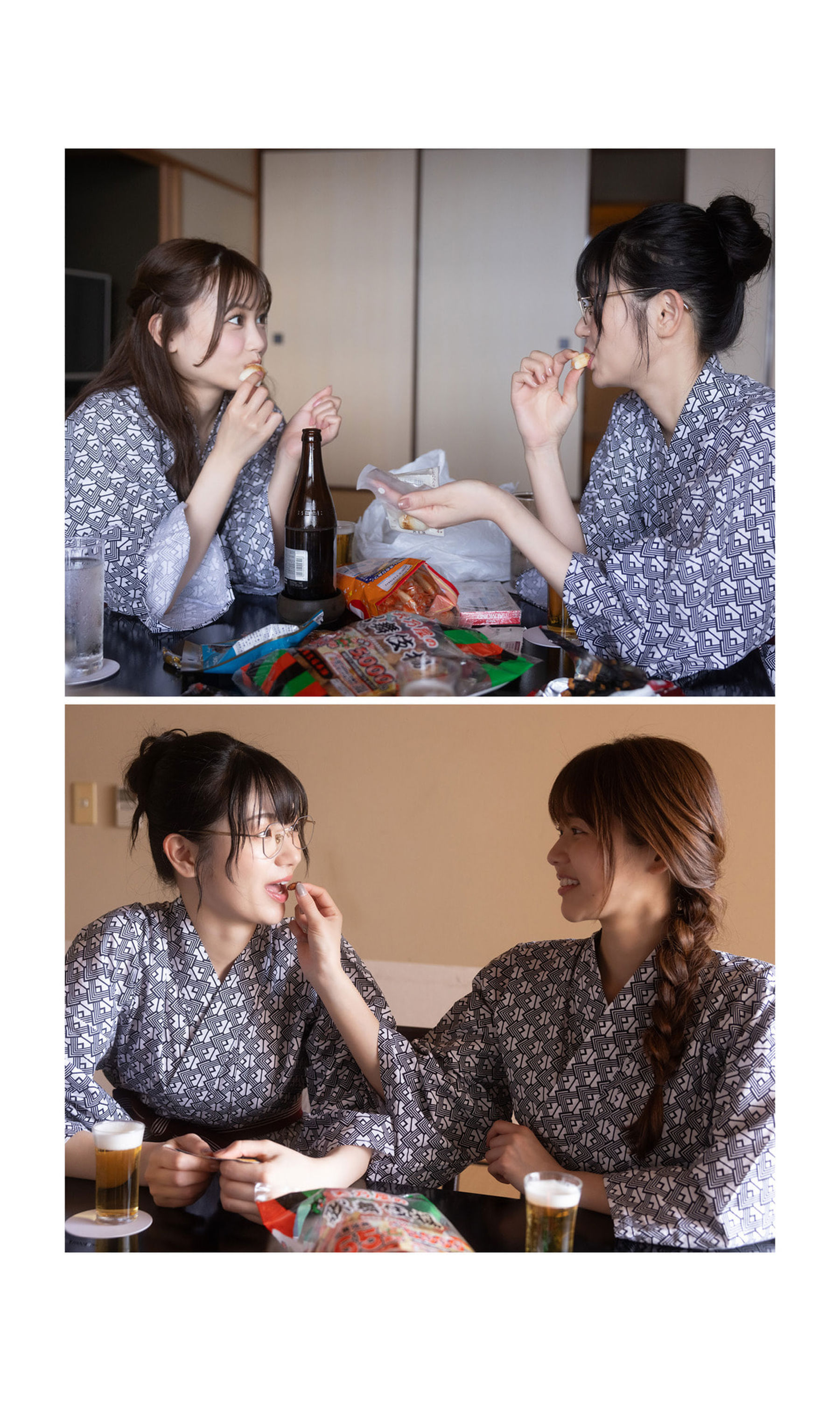 伊藤優衣&水原ゆき&長谷川かすみ - 俺達のあざす。/(77P)