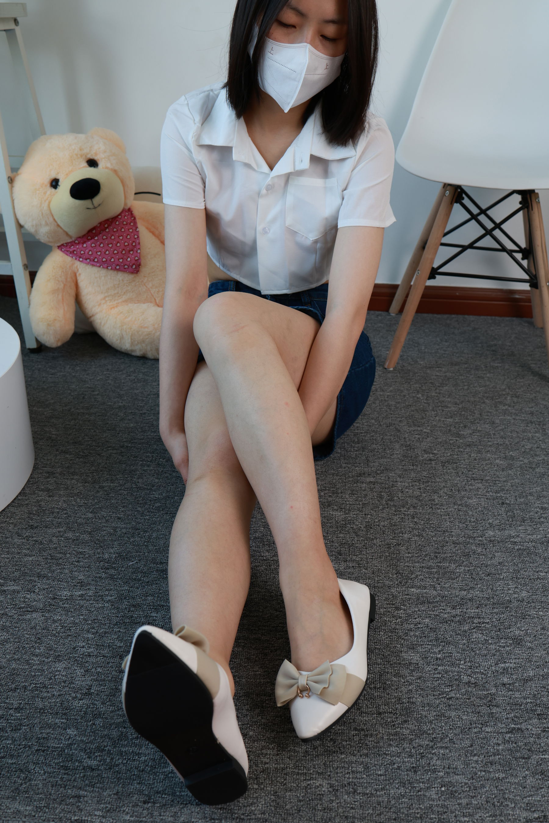 三禾摄影 No.070 牛仔裙 平底鞋/(339P)