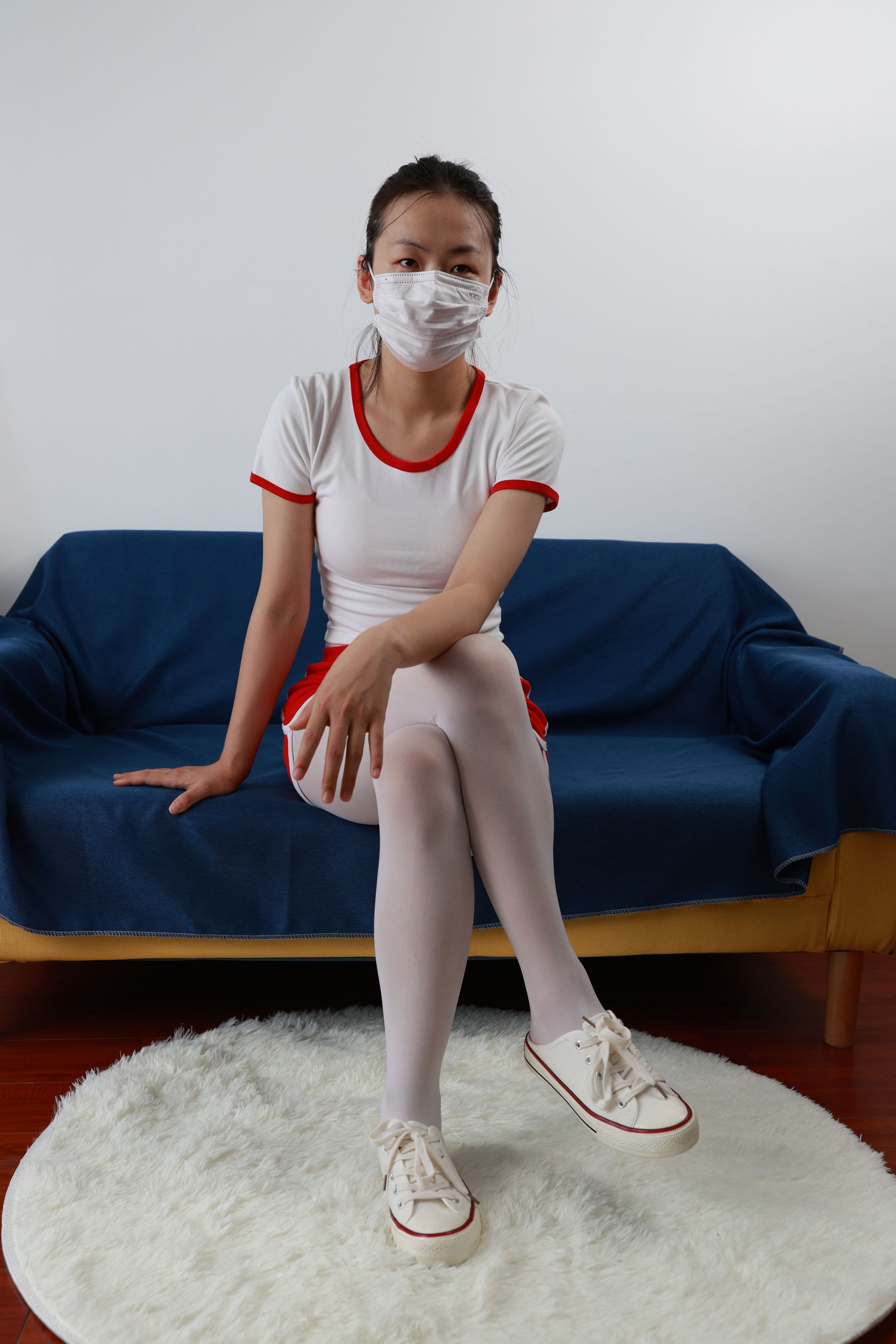 三禾摄影 No.068 体操服 白裤袜 帆布鞋/(193P)