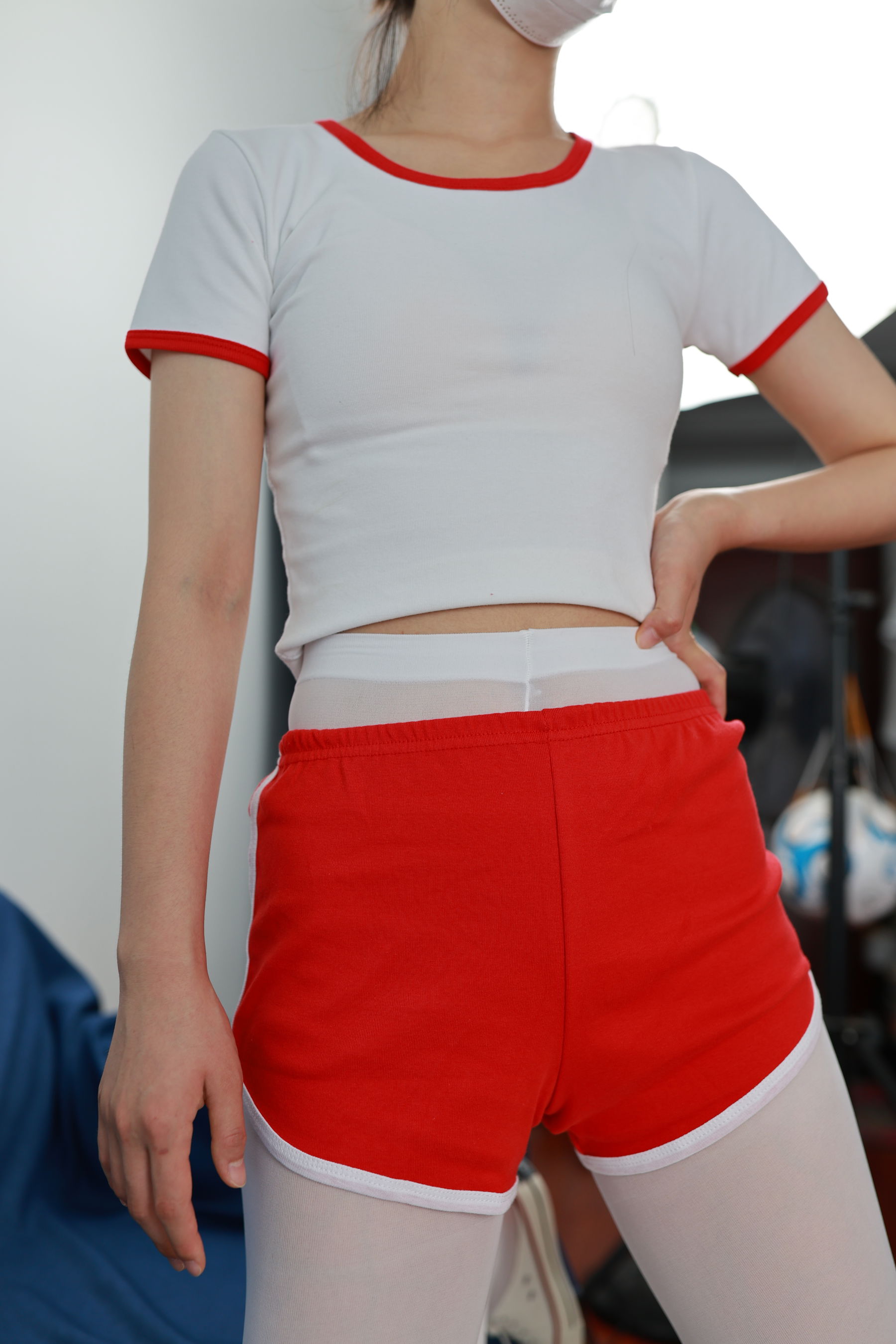 三禾摄影 No.068 体操服 白裤袜 帆布鞋/(193P)