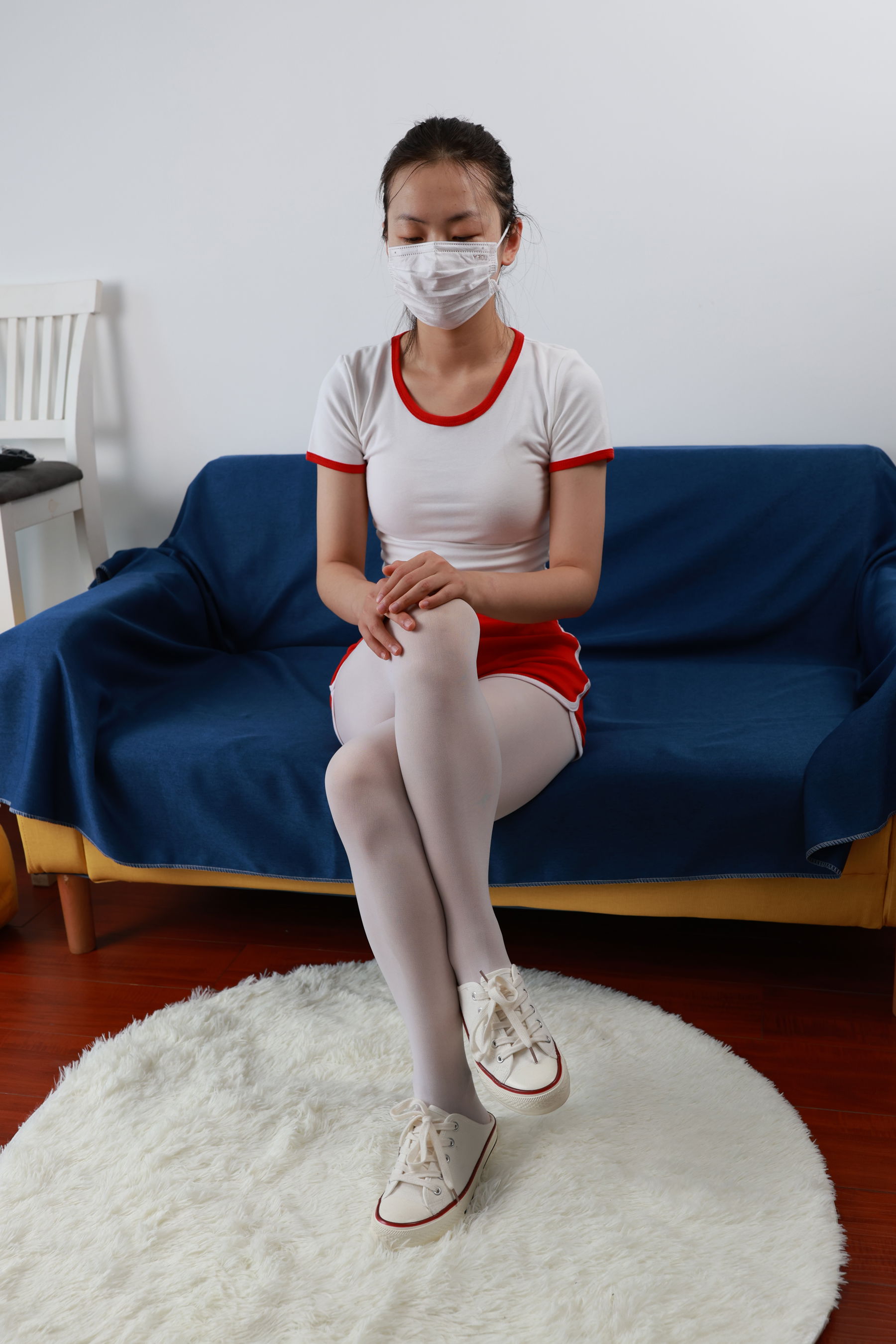 三禾摄影 No.068 体操服 白裤袜 帆布鞋/(193P)
