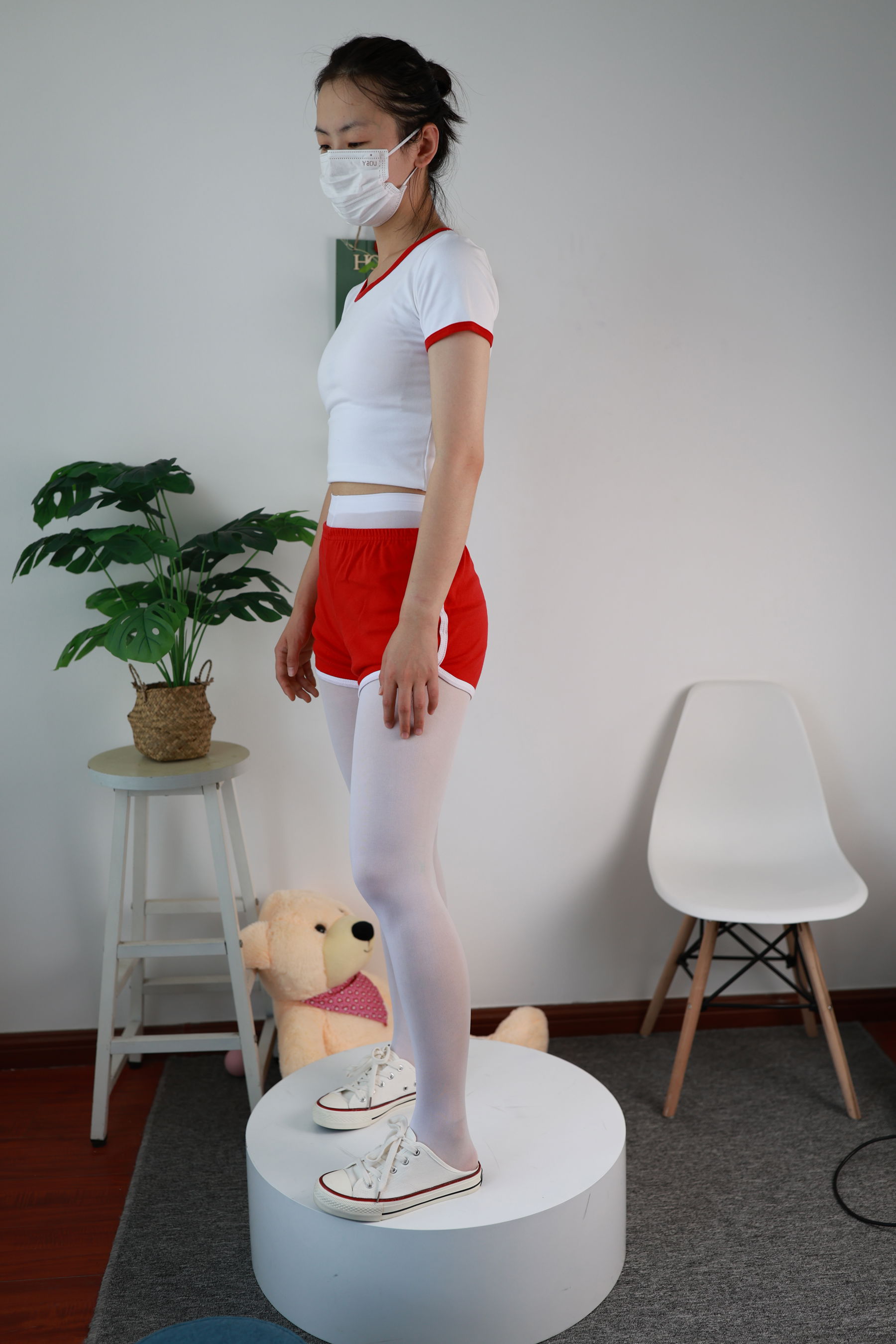 三禾摄影 No.068 体操服 白裤袜 帆布鞋/(193P)
