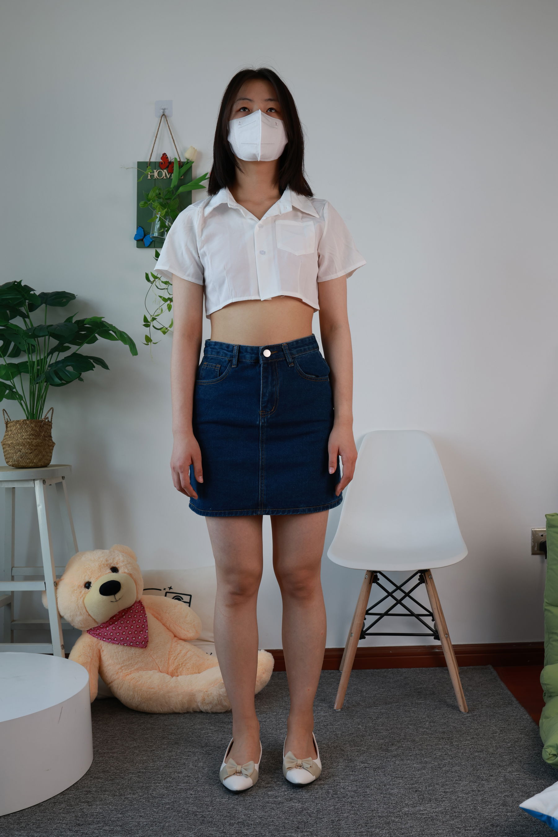 三禾摄影 No.070 牛仔裙 平底鞋/(339P)