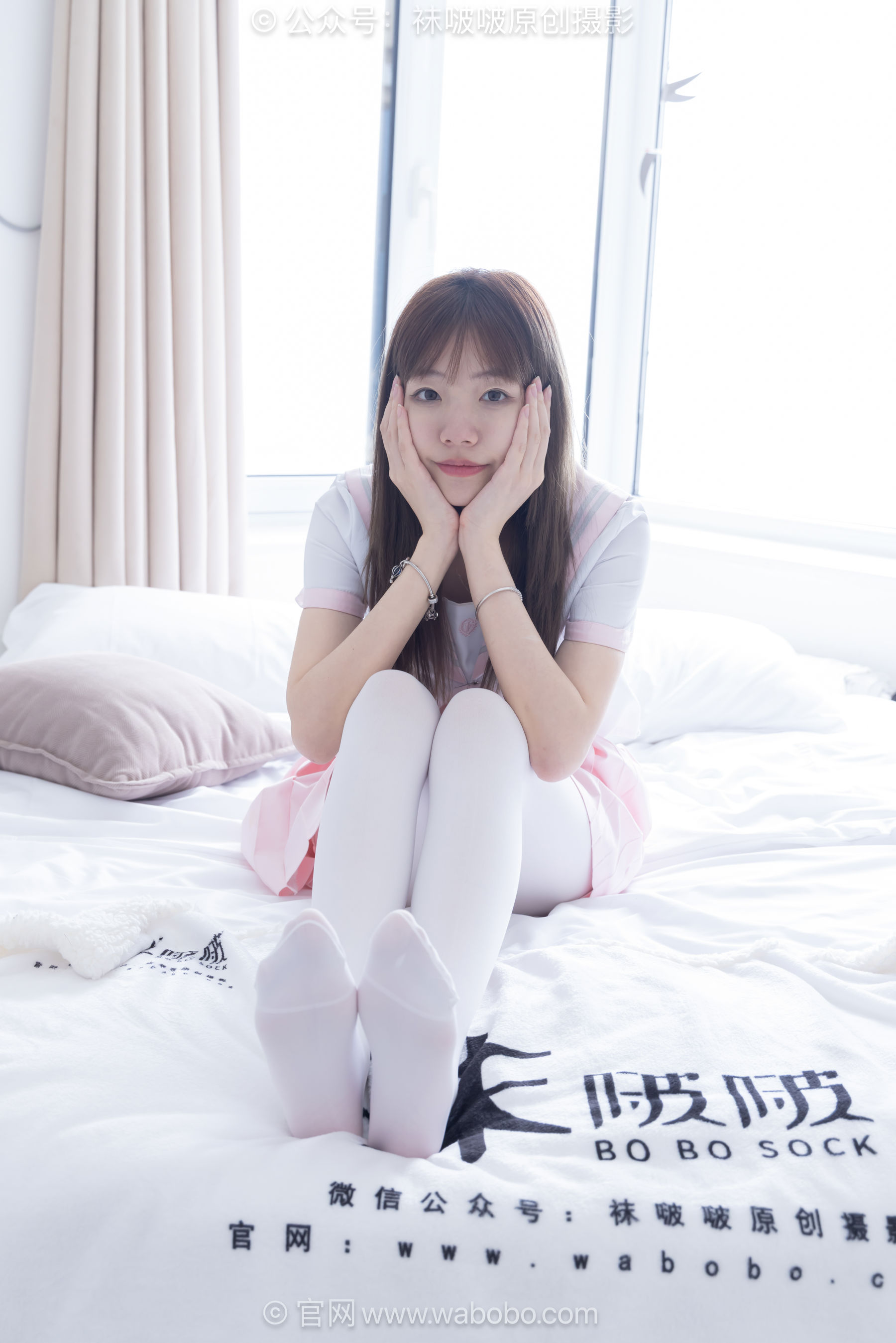 BoBoSocks袜啵啵 No.671 小甜豆 - 皮鞋、厚白丝、厚黑丝、jk制服/(150P)